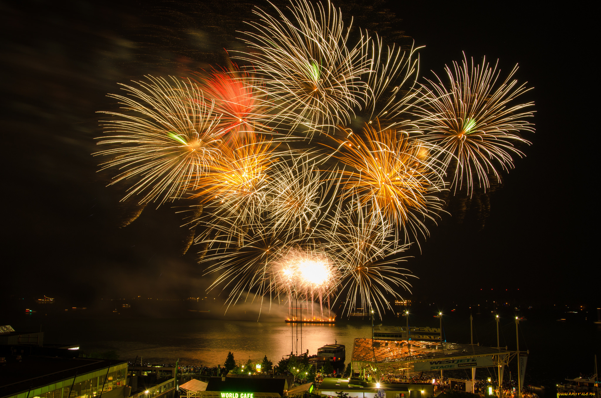 разное, салюты, , фейерверки, фейерверк, ночь