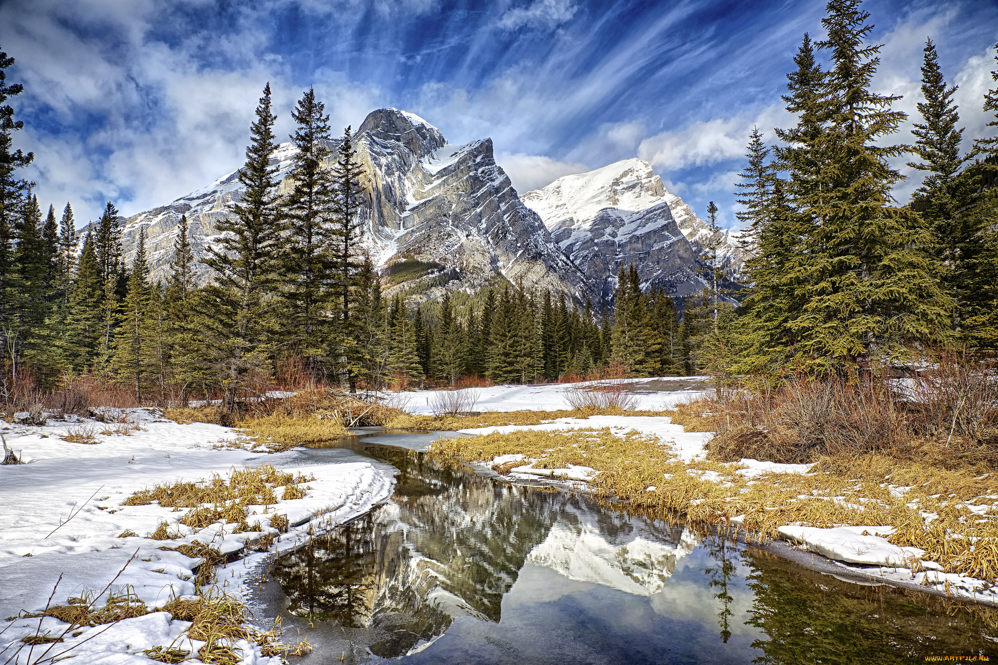 природа, реки, озера, река, лес, горы