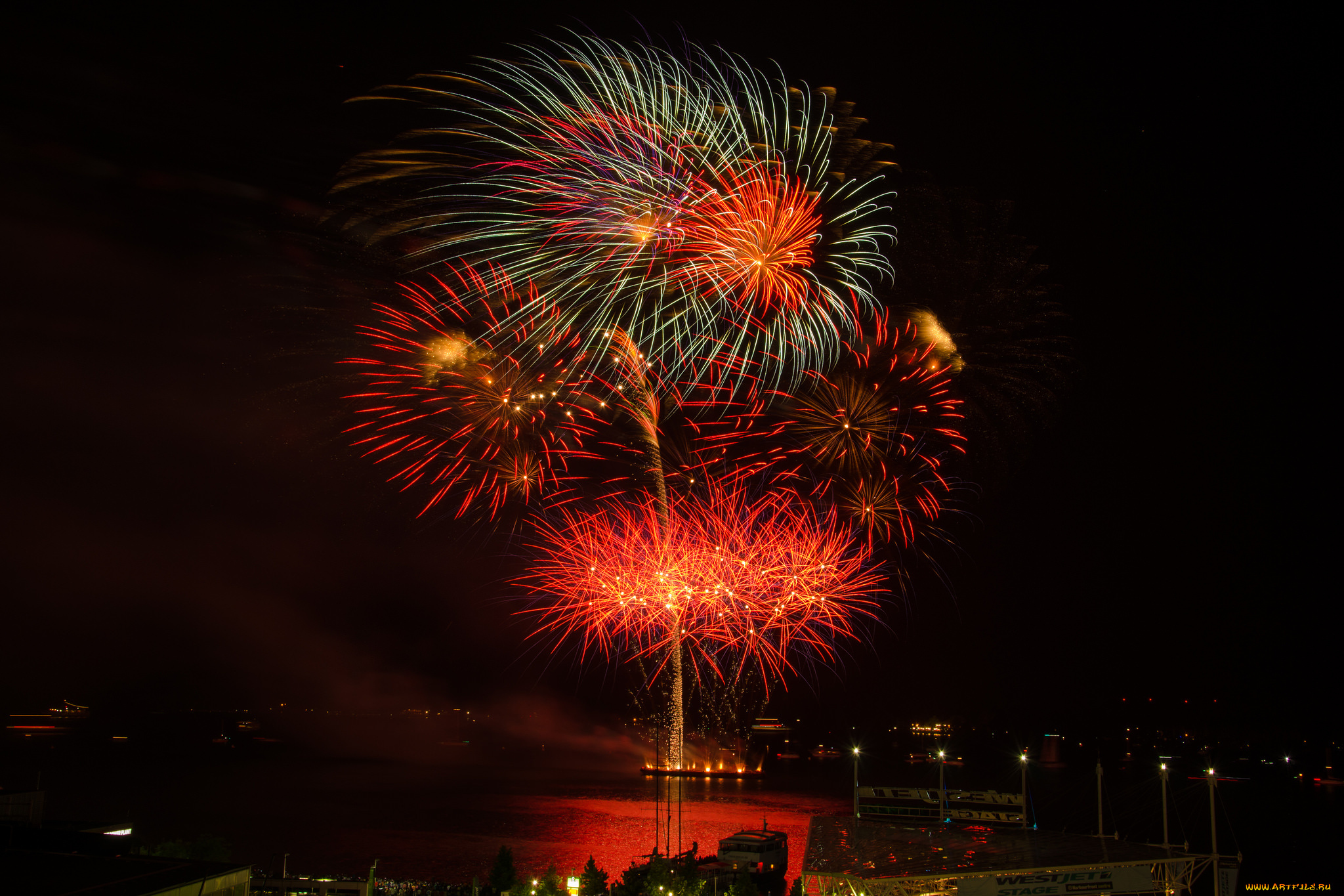 разное, салюты, , фейерверки, фейерверк, ночь