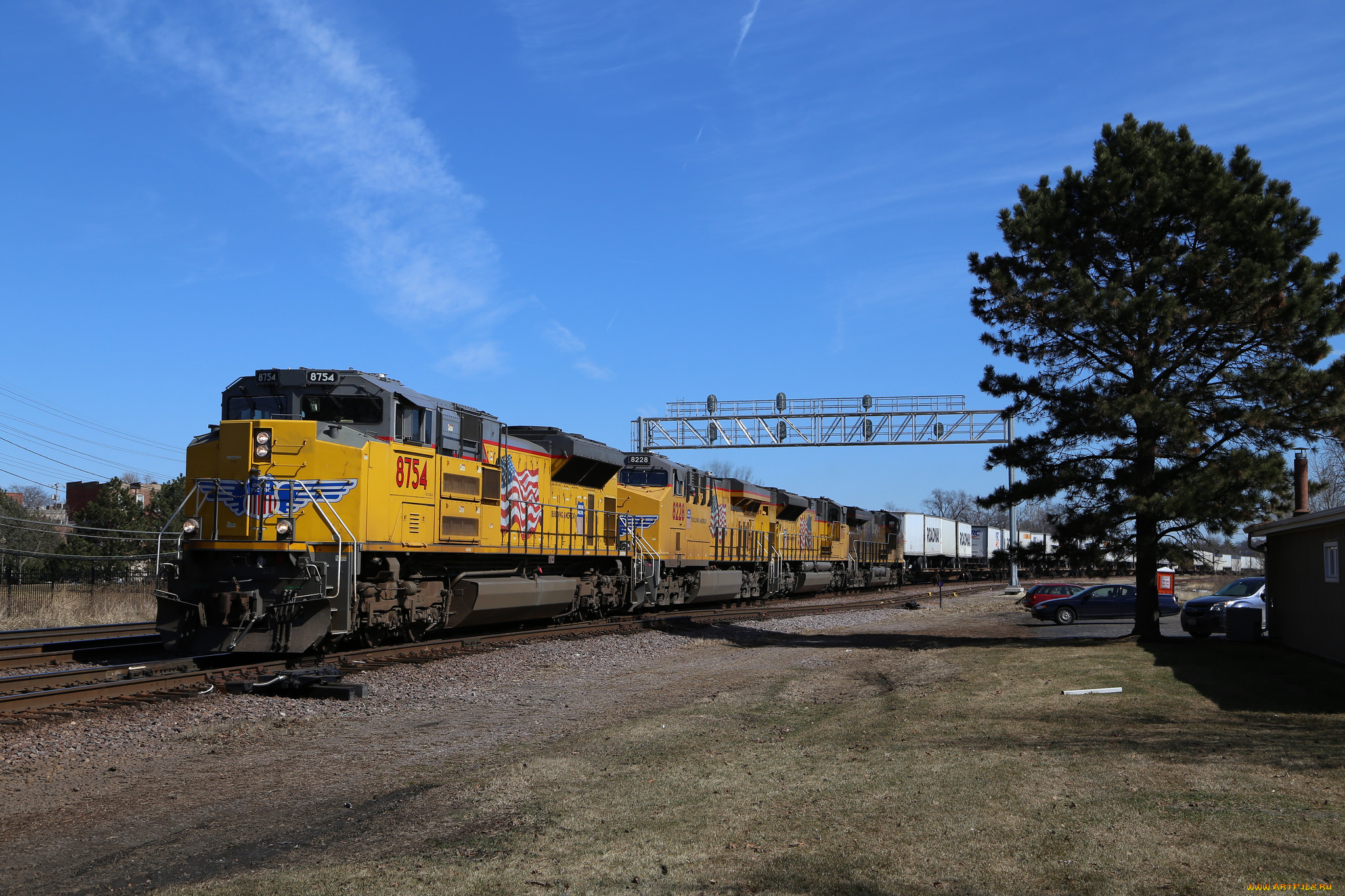 техника, поезда, железная, дорога, рельсы, локомотив, состав