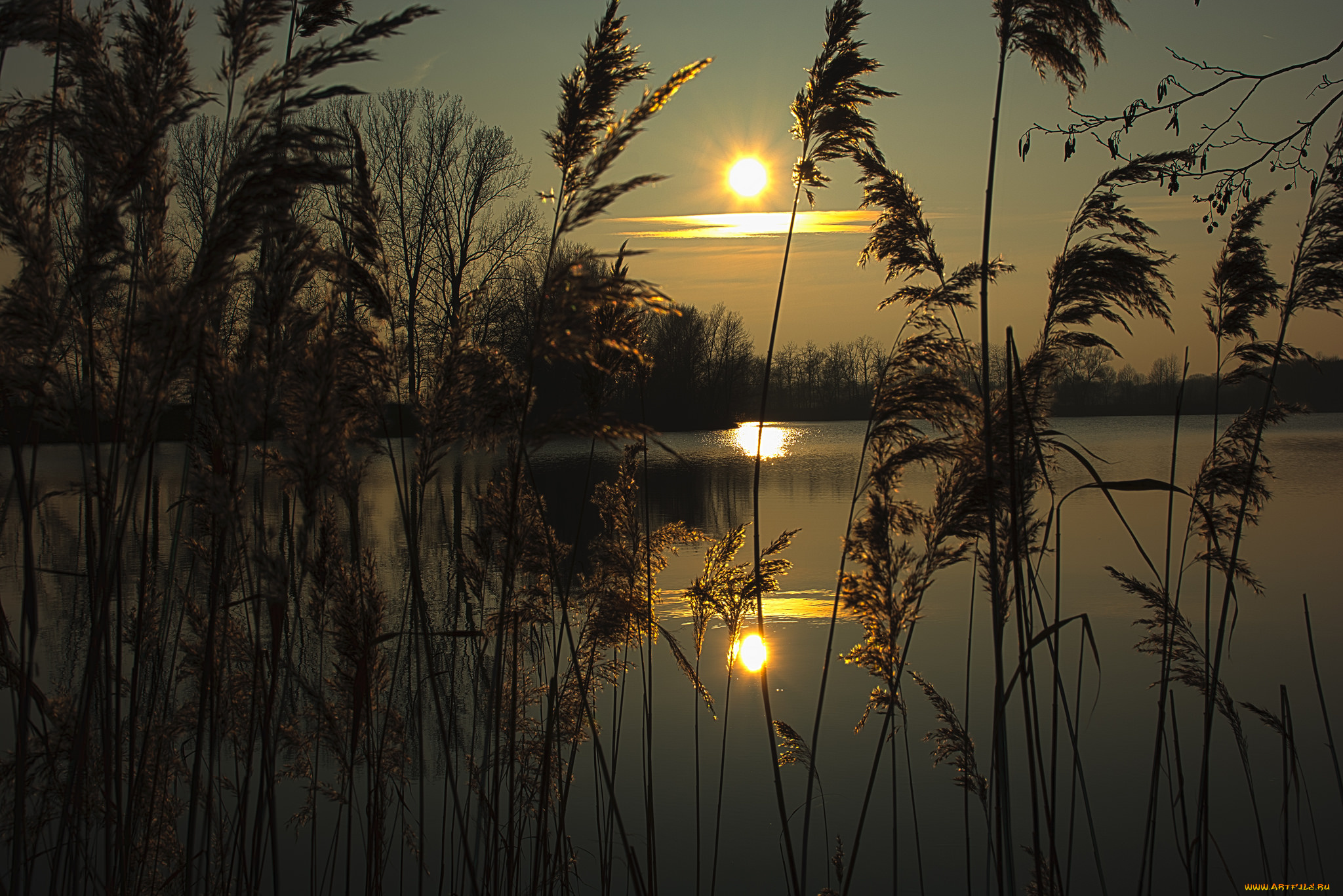 природа, восходы, закаты, сумерки, вечер
