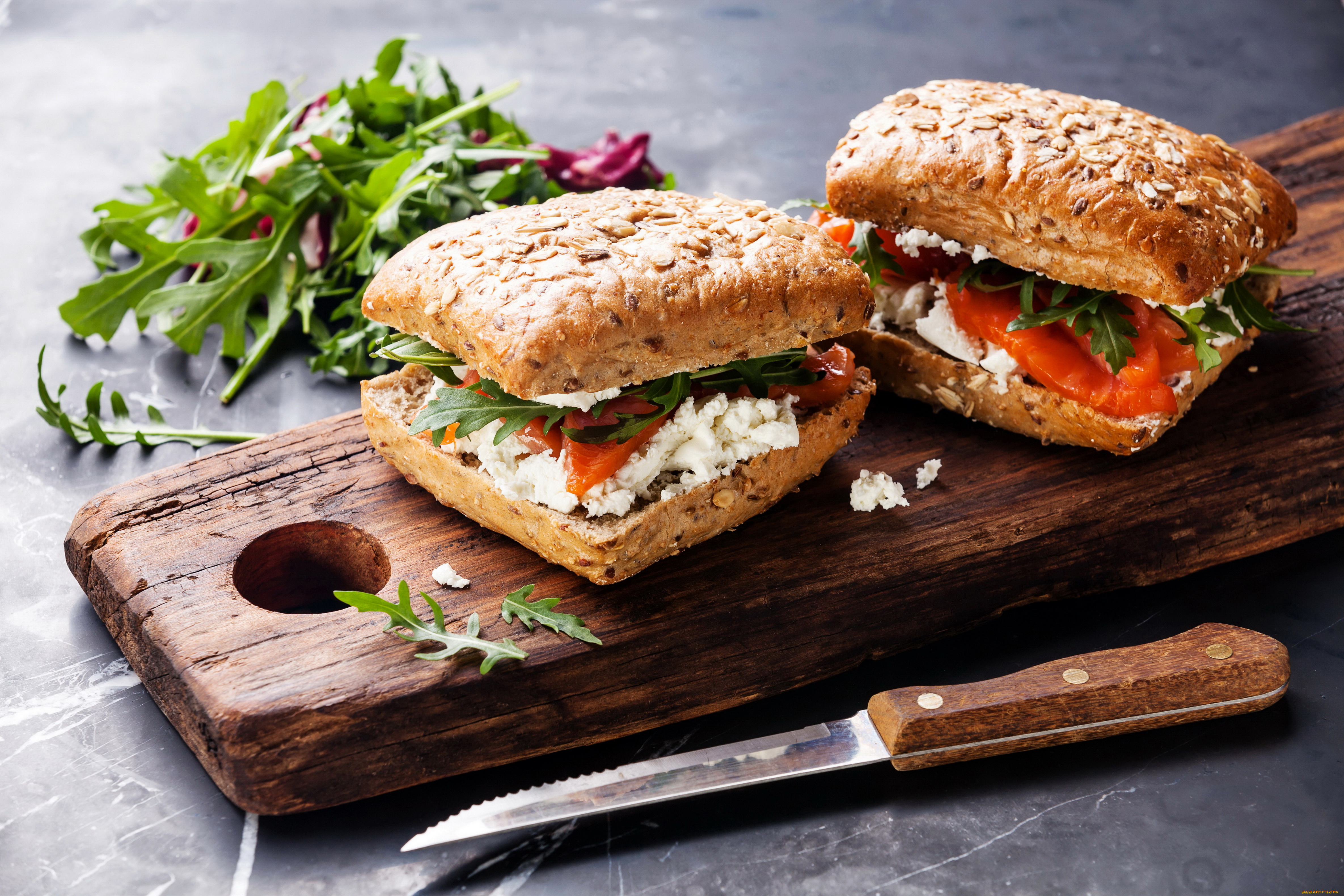 еда, бутерброды, , гамбургеры, , канапе, нож, овощи, хлеб, бутепрброды