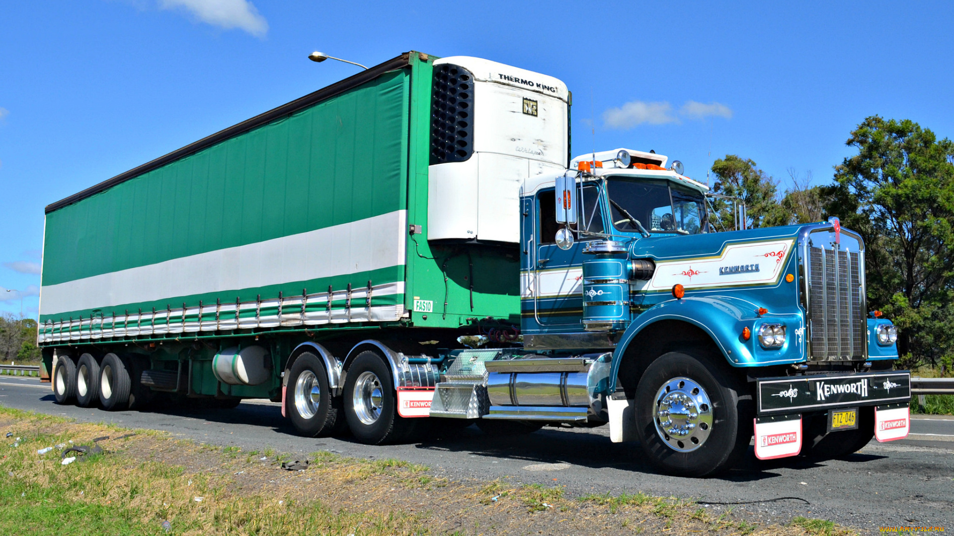 1969, w, model, kenworth, автомобили, kenworth, тяжелый, тягач, седельный, грузовик