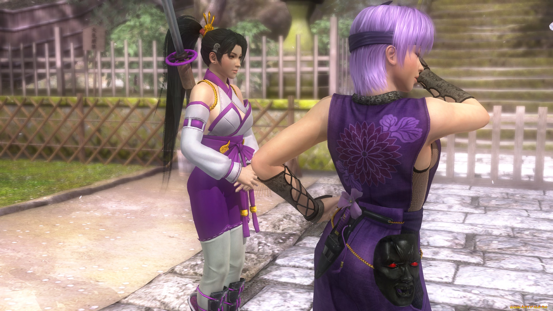 3д, графика, аниме, , anime, фон, взгляд, поза, девушки