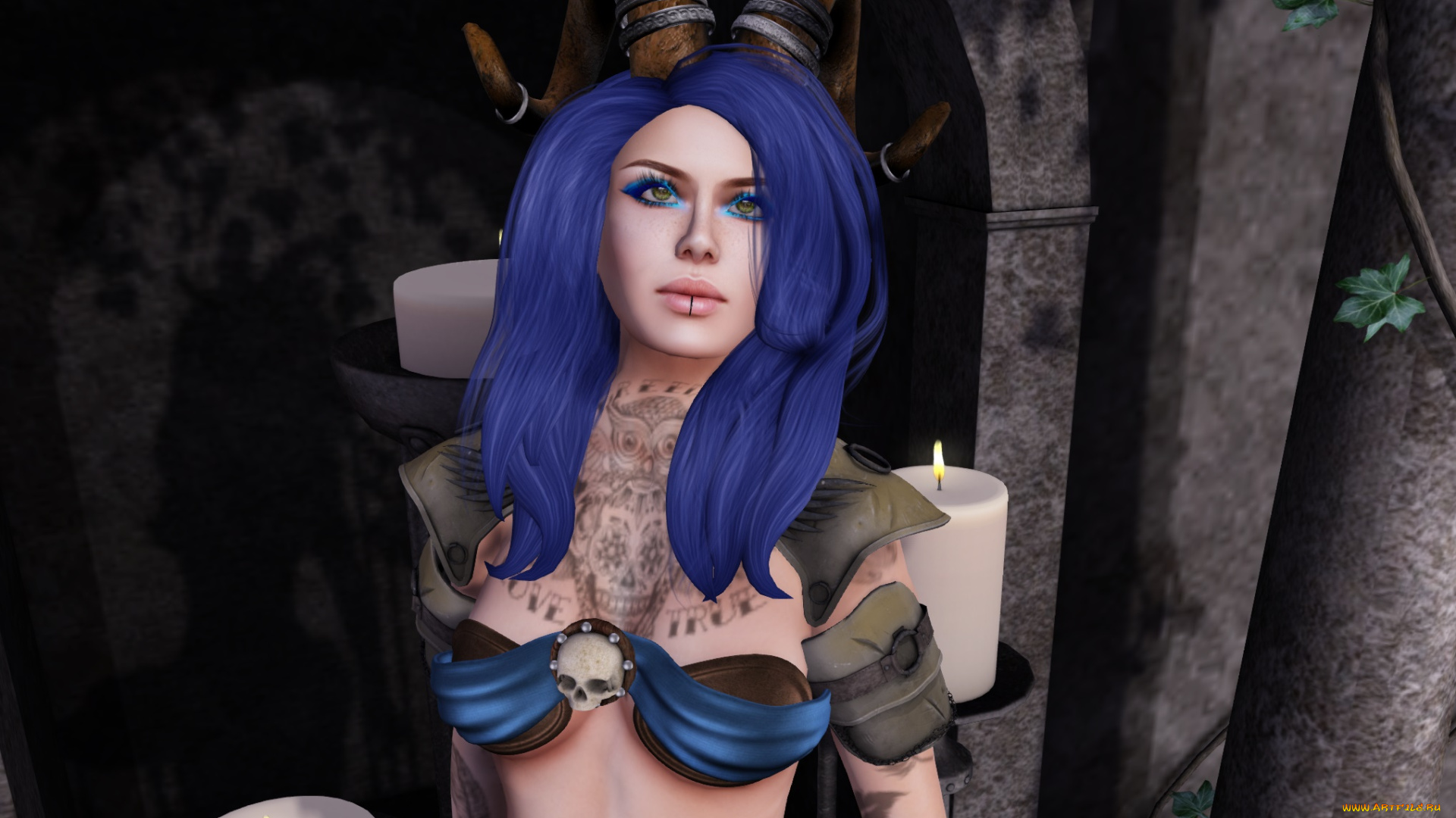 3д, графика, люди, , people, девушка, взгляд, фон