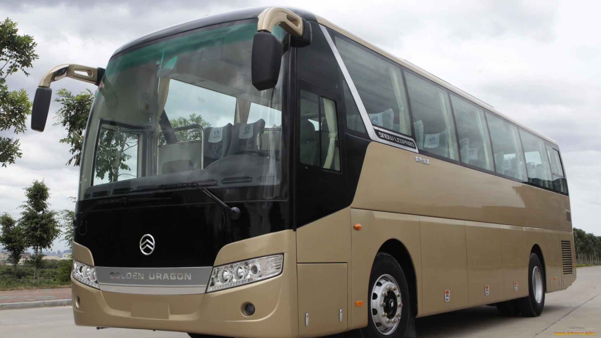 автомобили, автобусы, golden, leopard, snow, xml6127, dragon