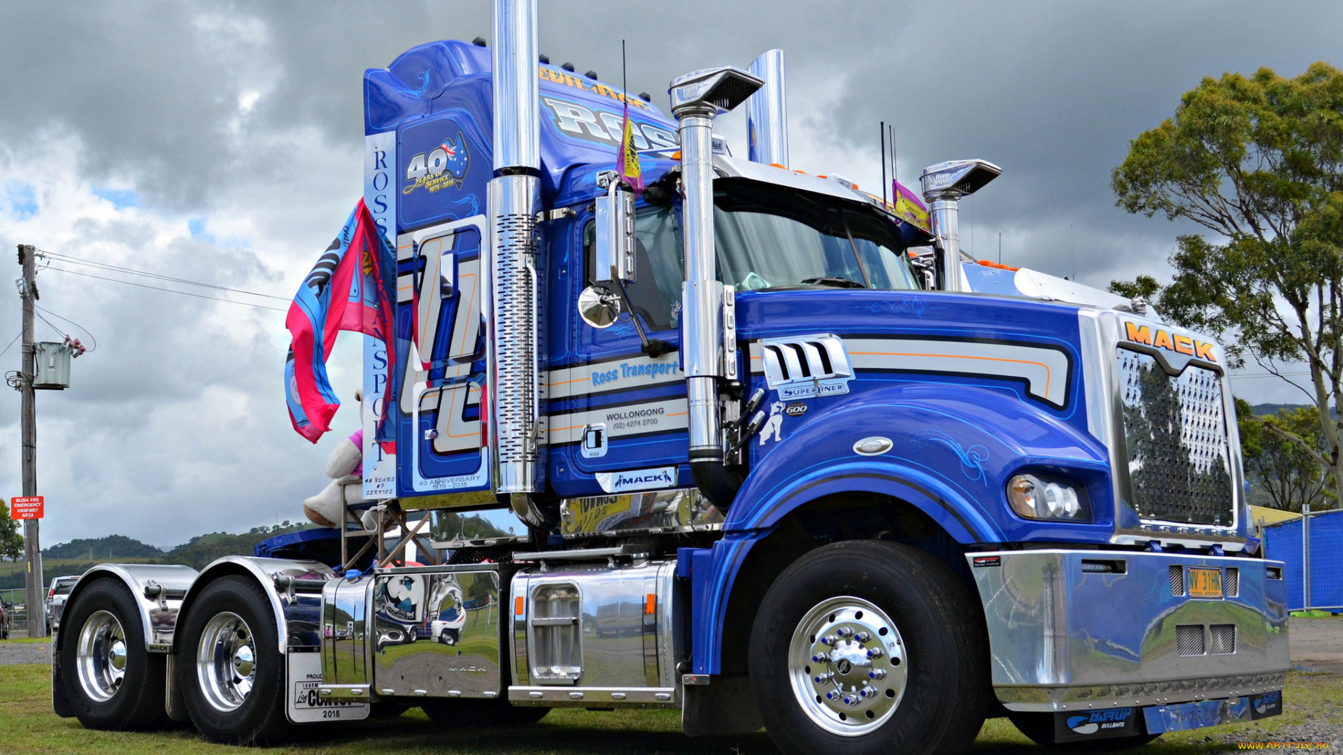 автомобили, mack, грузовик, тяжелый, седельный, тягач