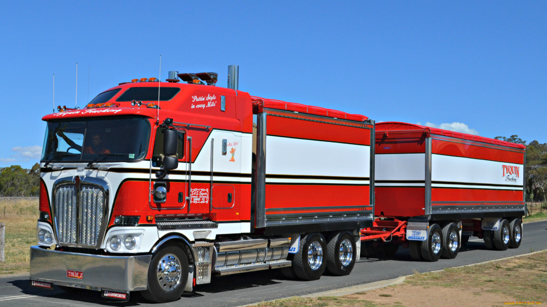 kenworth, k200, автомобили, kenworth, седельный, грузовик, тяжелый, тягач