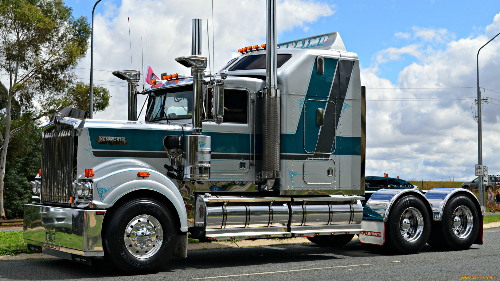 kenworth, t900, автомобили, kenworth, седельный, тягач, тяжелый, грузовик