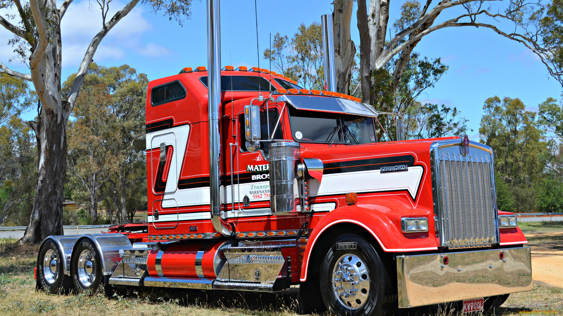 kenworth, w900l, автомобили, kenworth, грузовик, тяжелый, тягач, седельный