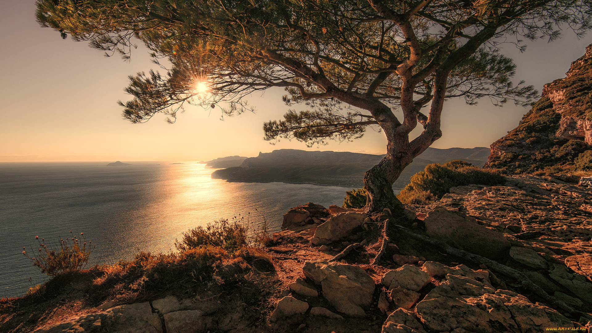 природа, восходы, закаты, море, побережье, рассвет, скалы, камни