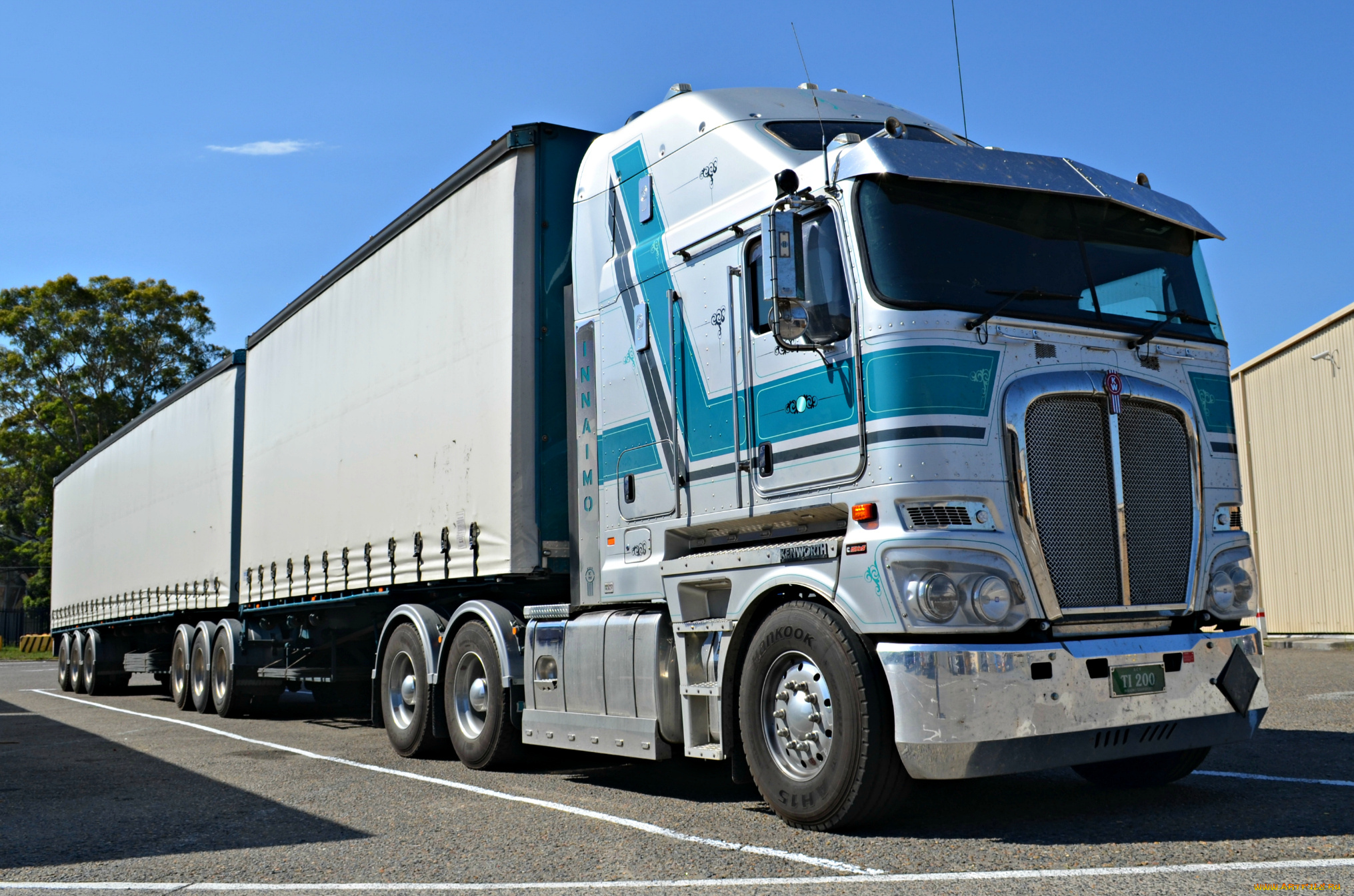 автомобили, kenworth, тягач, грузовик, седельный, тяжелый