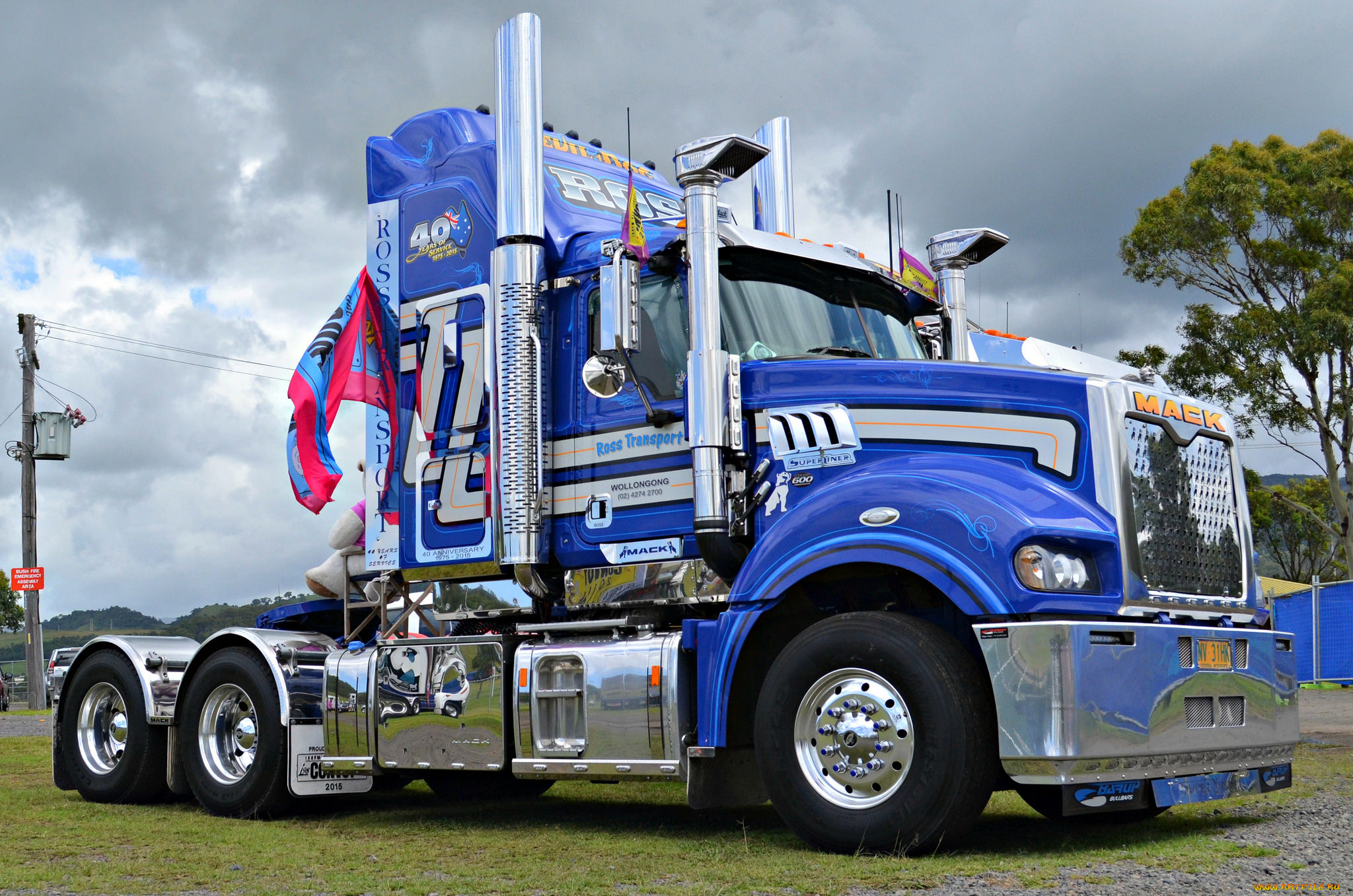 автомобили, mack, грузовик, тяжелый, седельный, тягач