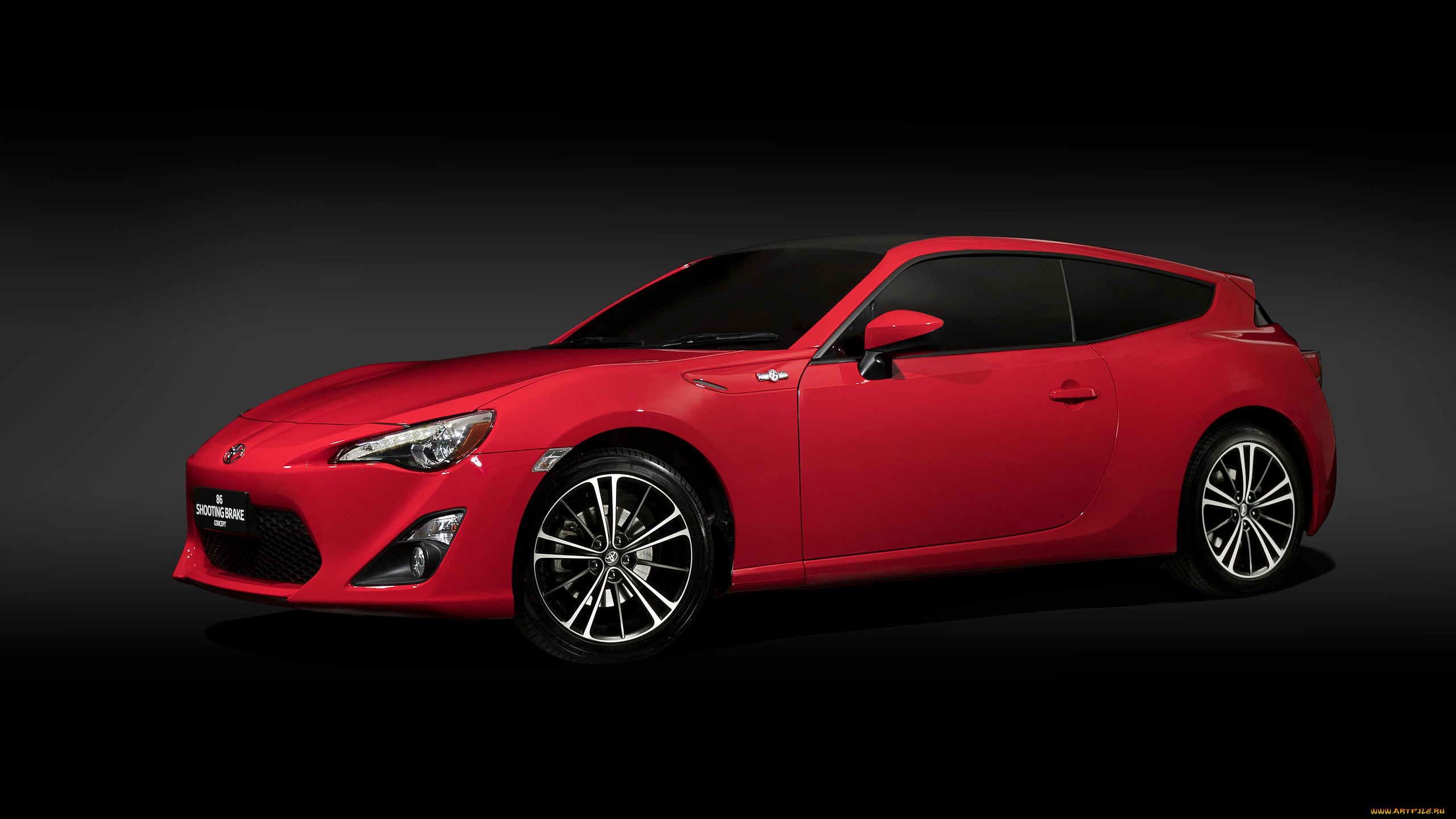 ttoyota, 86, sb, concept, 2016, автомобили, toyota, ttoyota, 86, sb, concept, 2016, красная