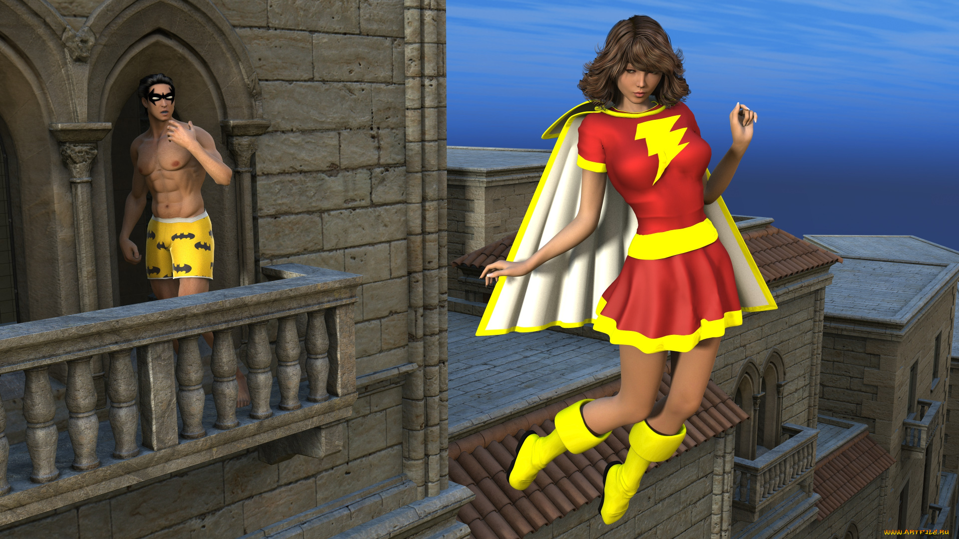 3д, графика, фантазия, , fantasy, взгляд, девушка, фон