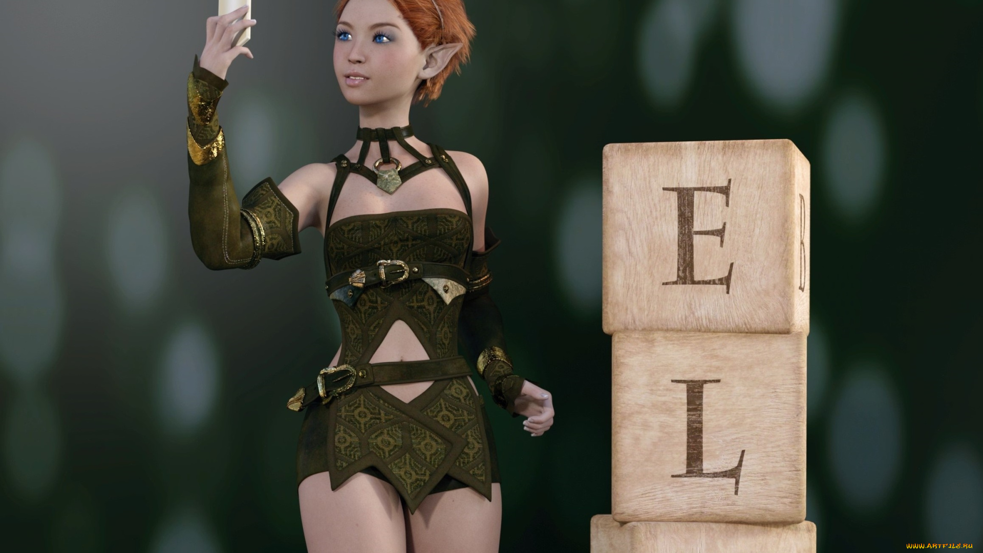 3д, графика, люди, , people, фон, взгляд, девушка