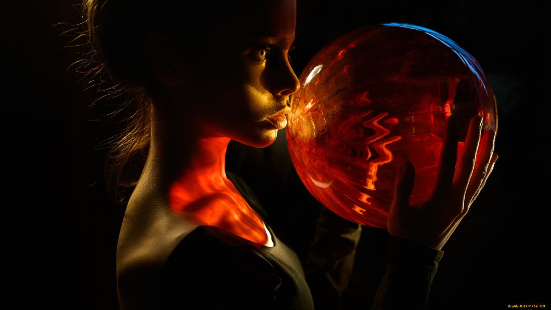 девушки, -unsort, , креатив, шар