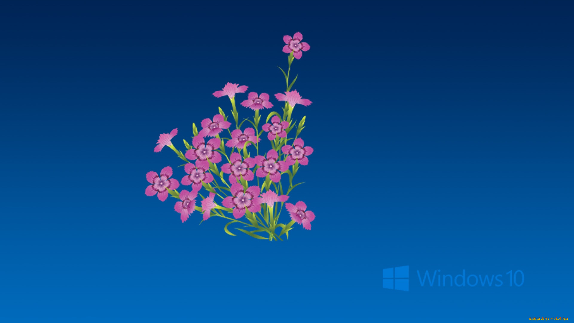 компьютеры, windows, , 10, логотип, фон