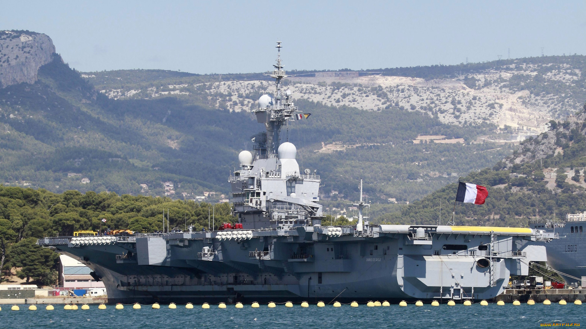 корабли, авианосцы, , вертолётоносцы, авианосец, шарль, де, голь, вмс, франции