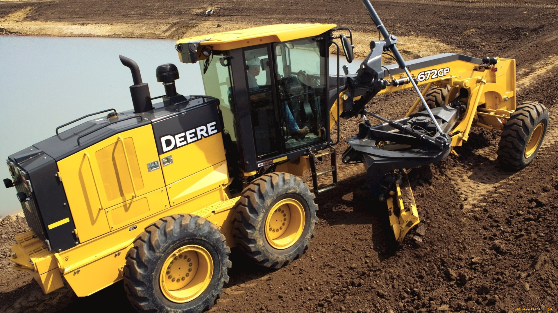 техника, грейдеры, john