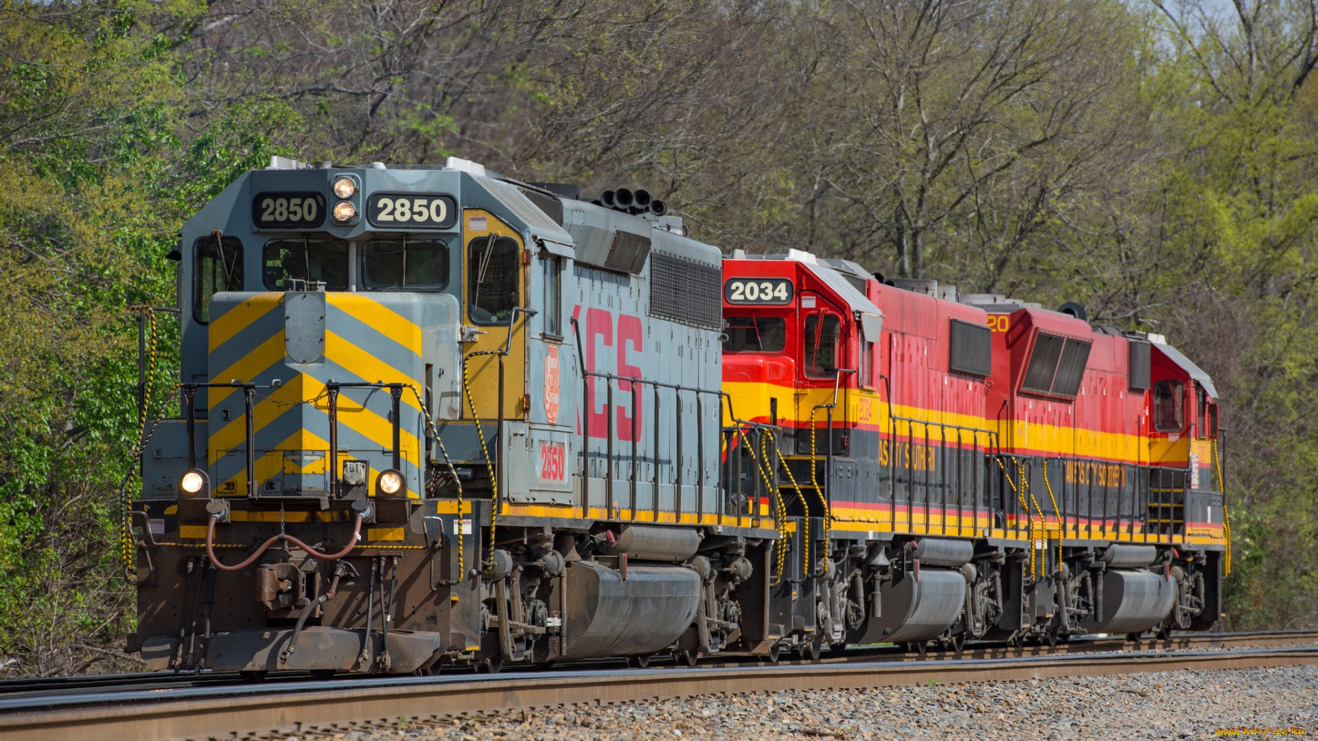 техника, поезда, состав, локомотив