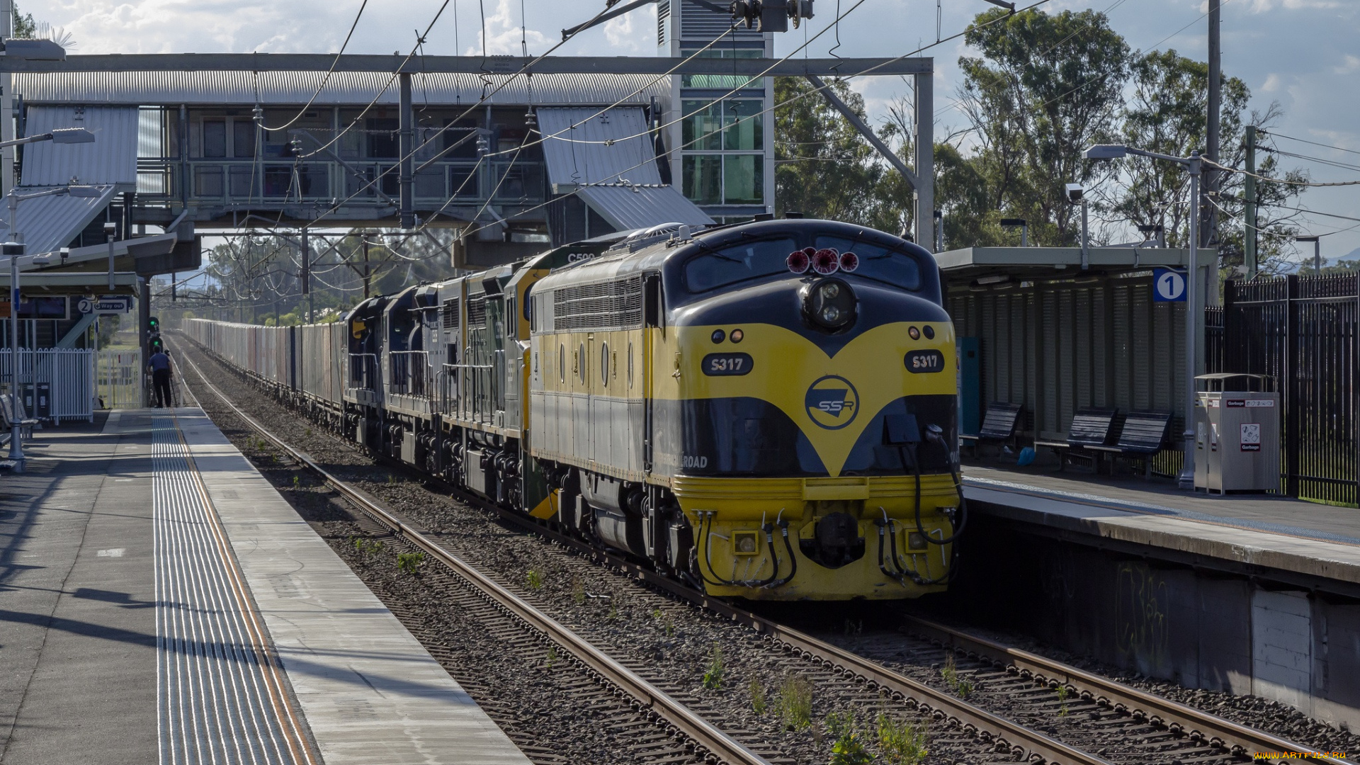 техника, поезда, состав, локомотив