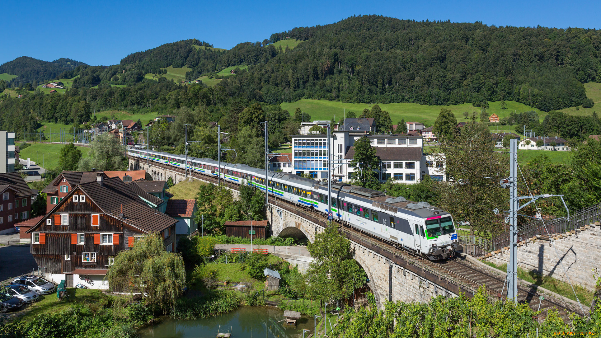 техника, поезда, состав, локомотив