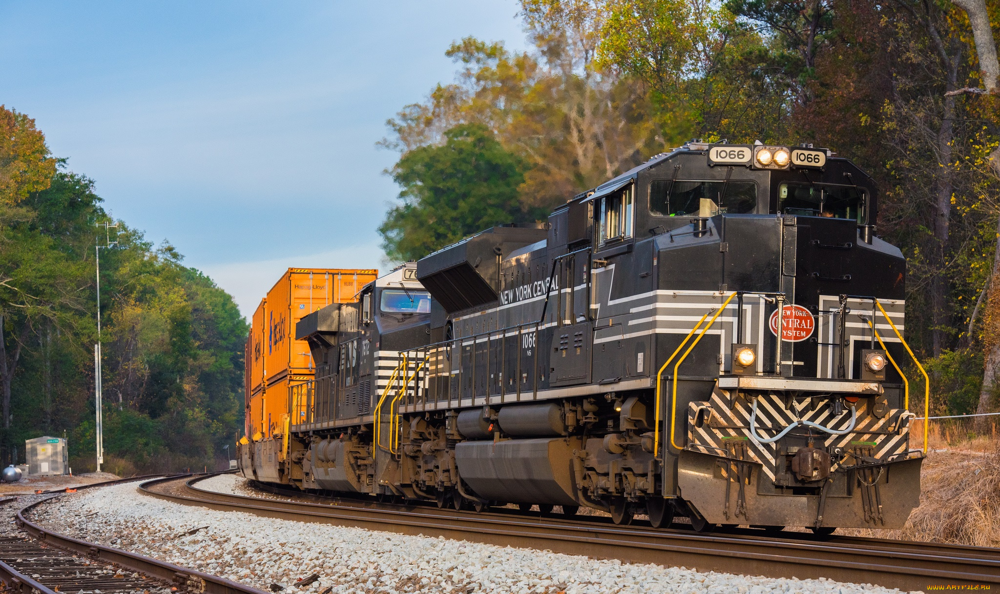 техника, поезда, локомотив, состав