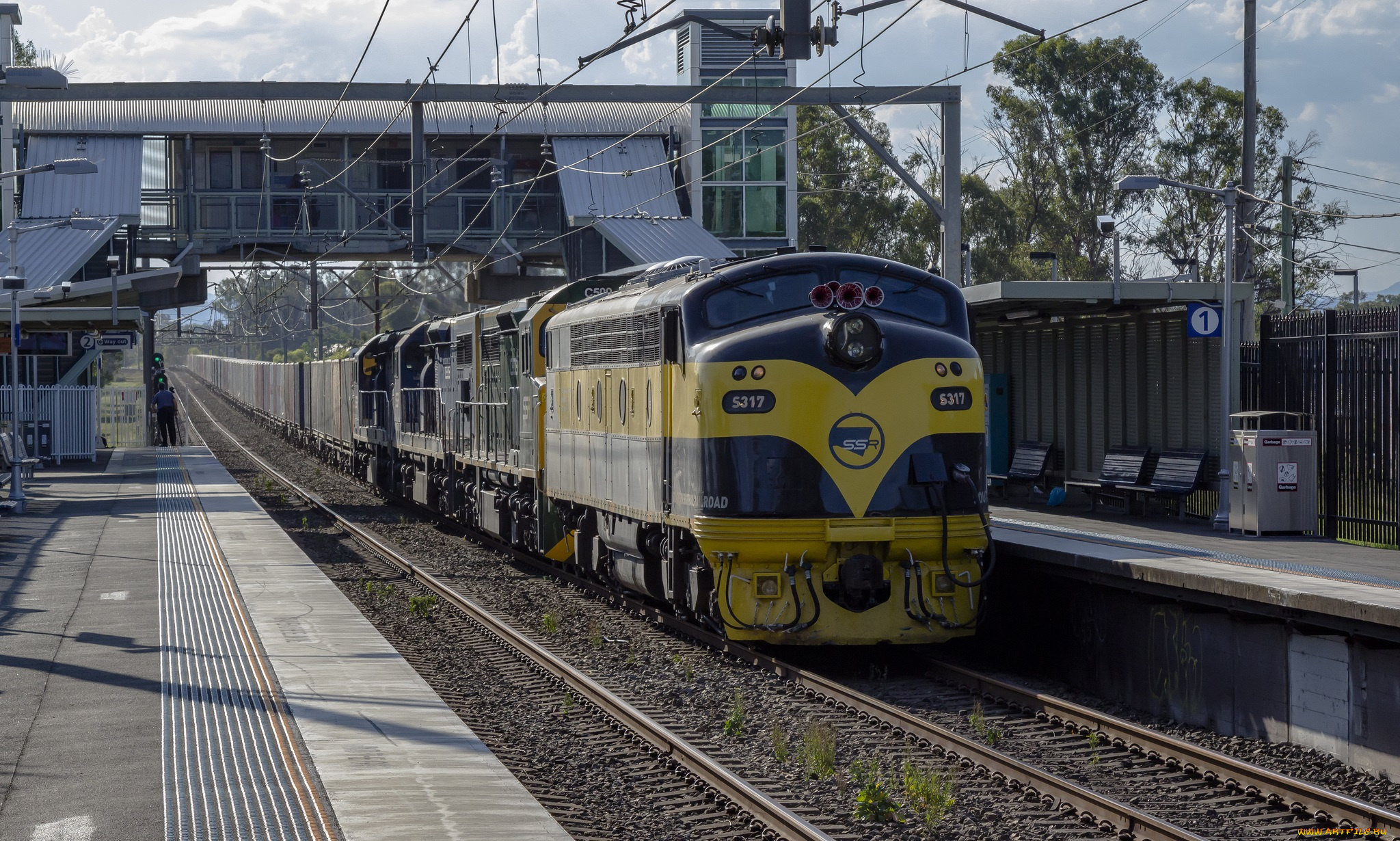 техника, поезда, состав, локомотив