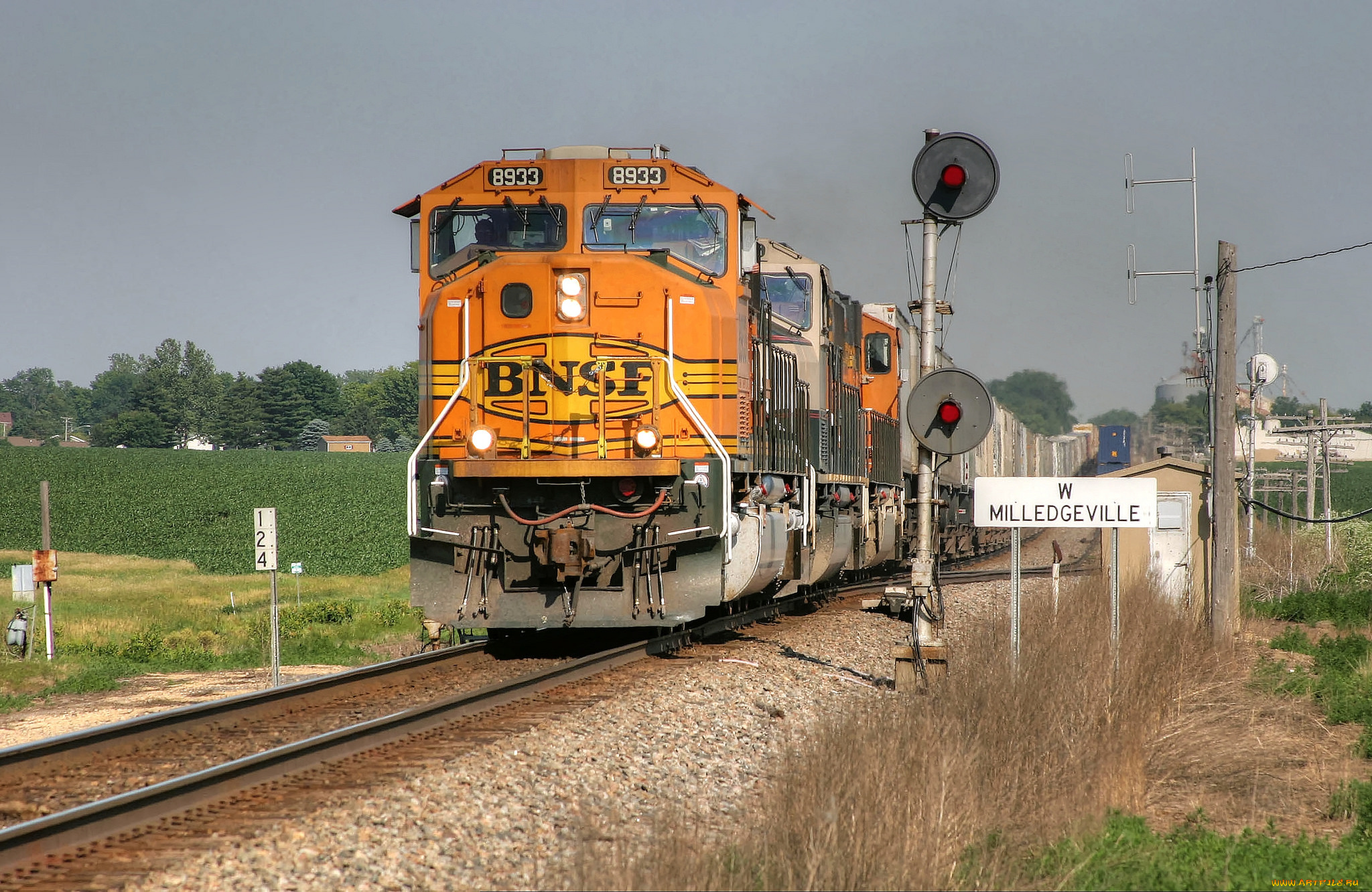 техника, поезда, локомотив, состав