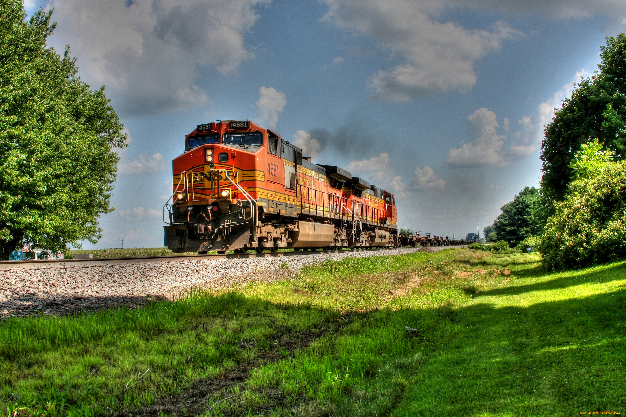 техника, поезда, состав, локомотив