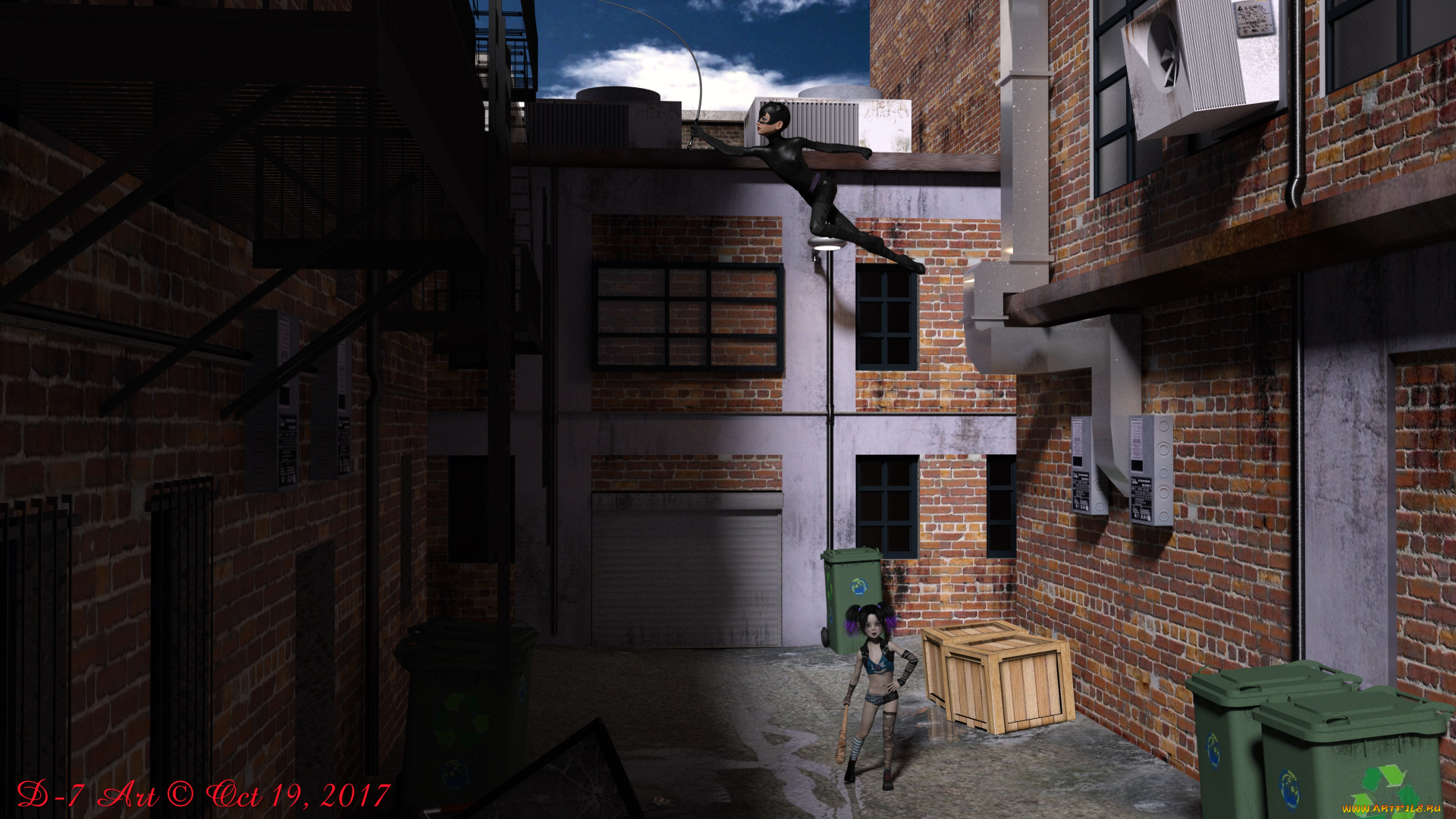 3д, графика, фантазия, , fantasy, девушка, взгляд, фон