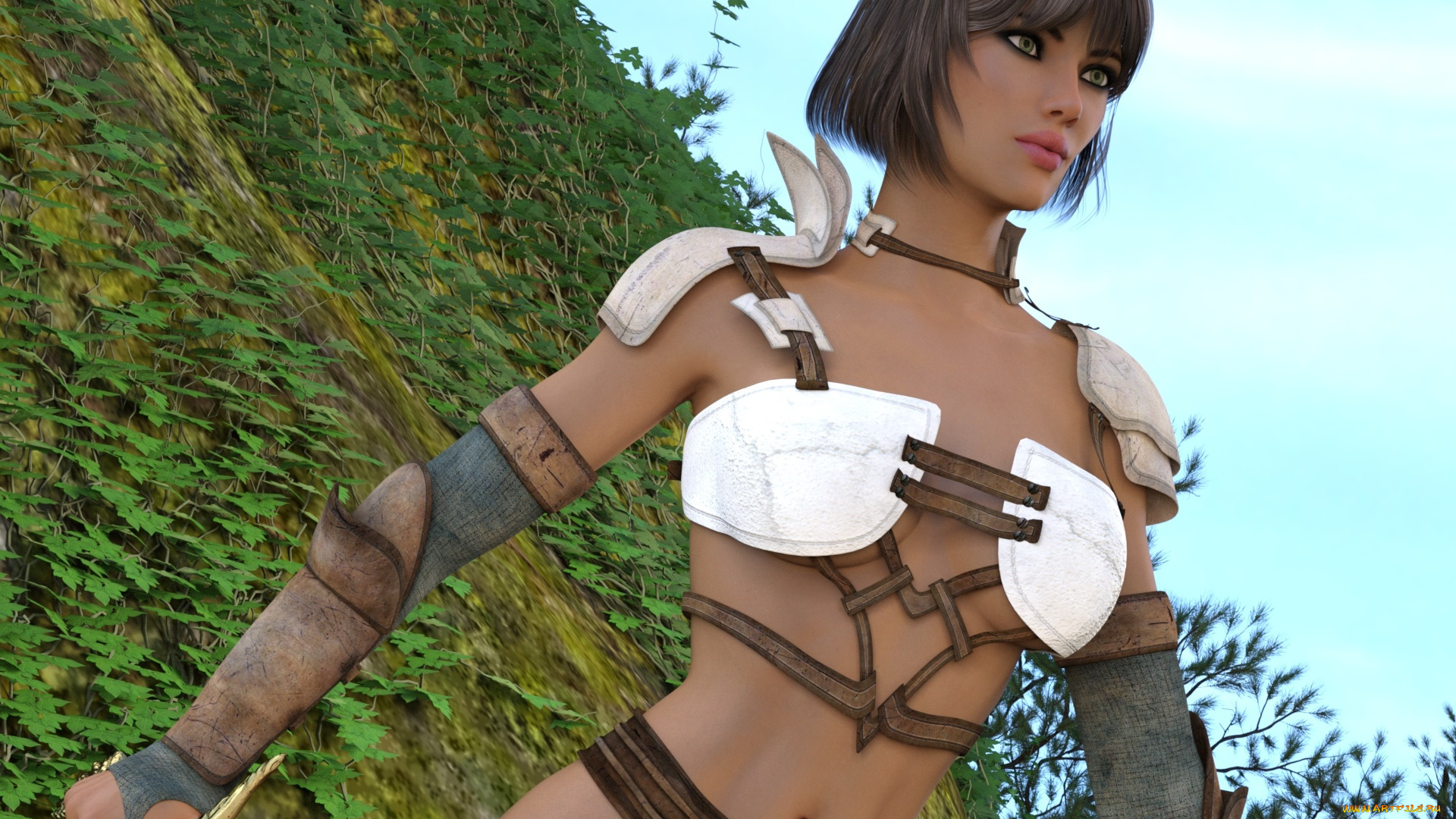 3д, графика, люди, , people, фон, взгляд, девушка