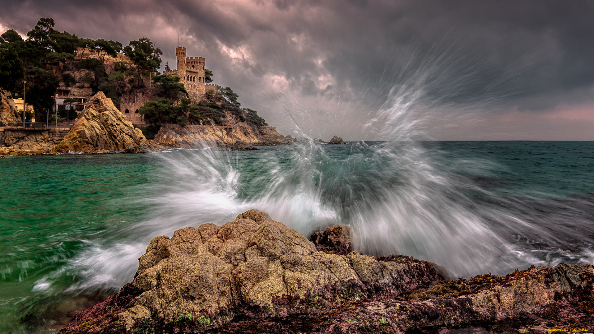 castell, d`en, plaja, города, -, пейзажи, простор