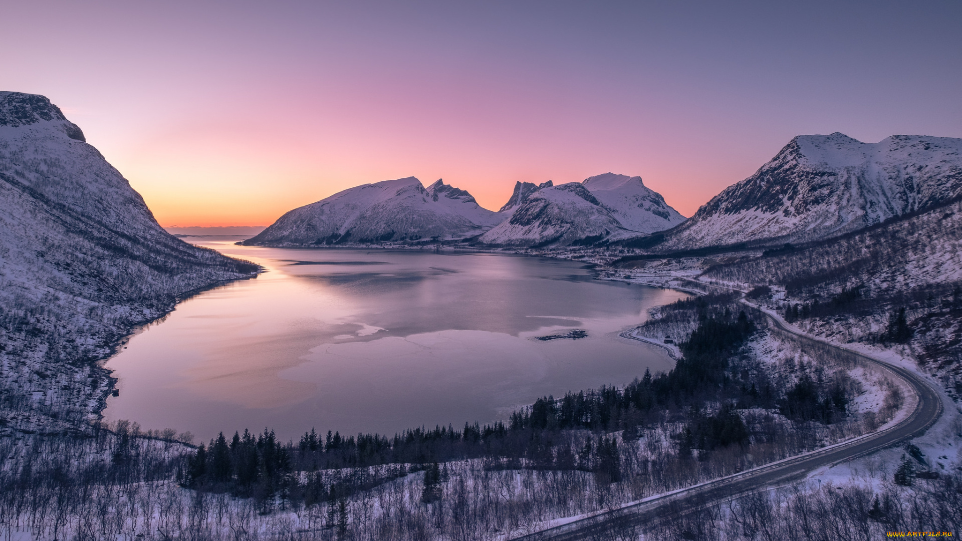 природа, побережье, простор