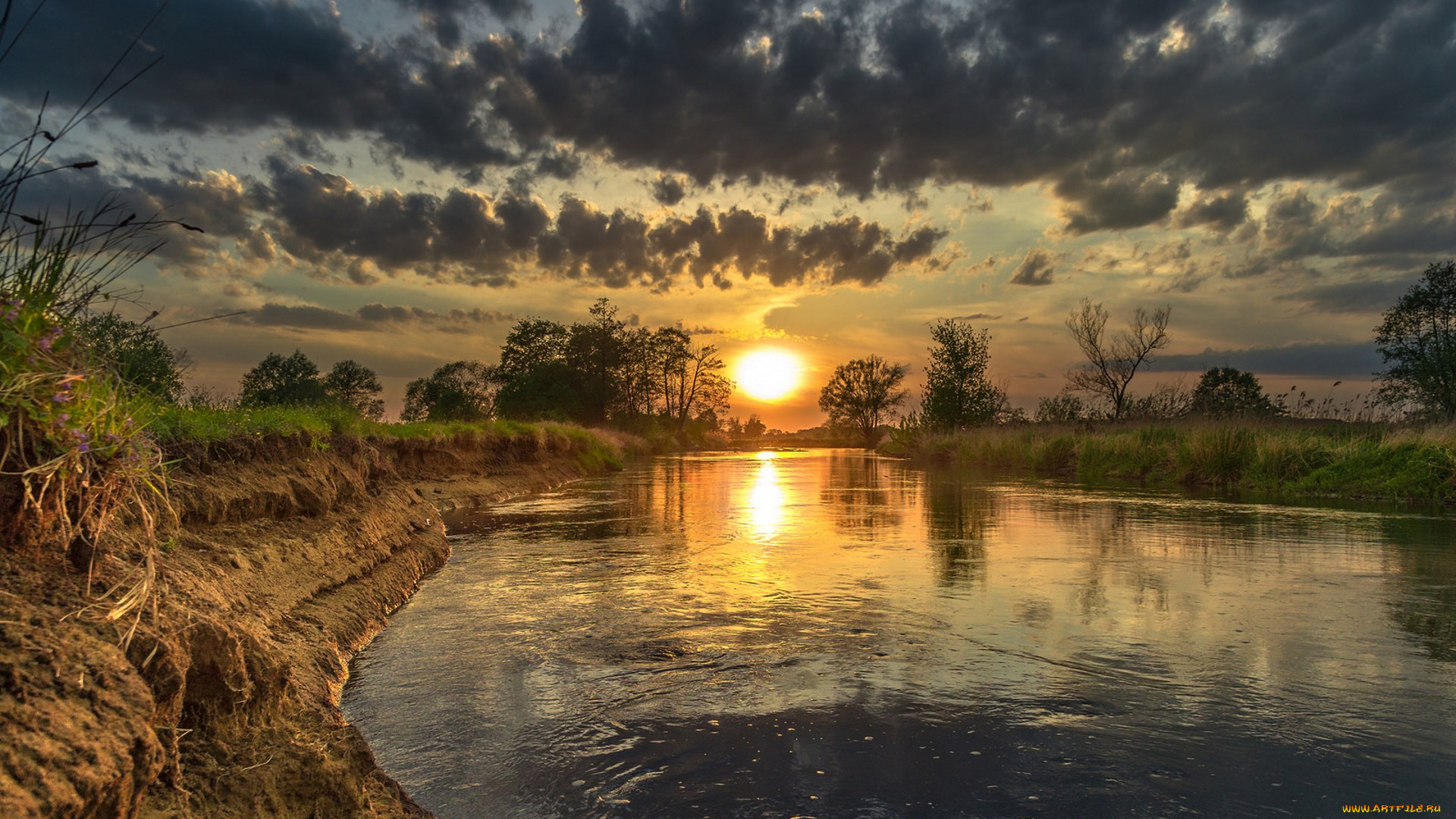 природа, реки, озера, простор