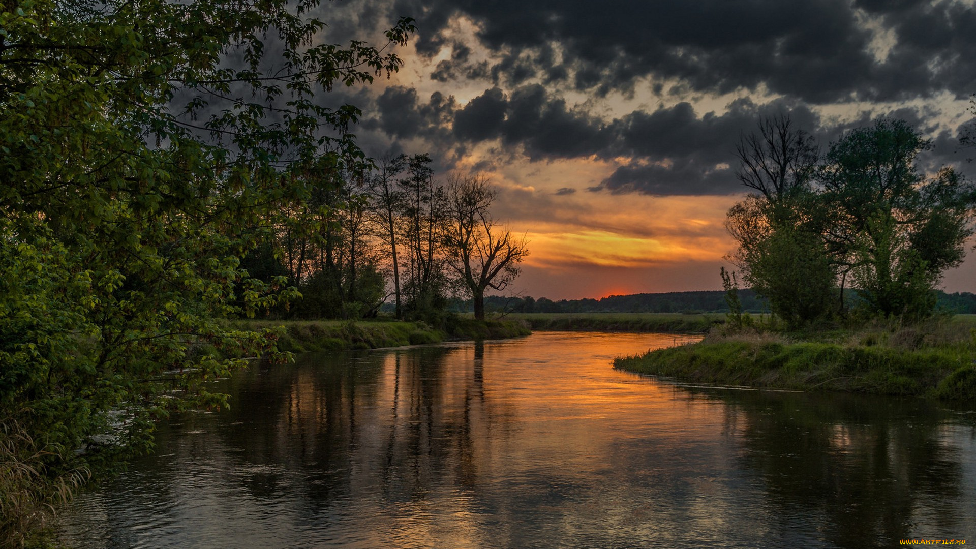 природа, реки, озера, простор