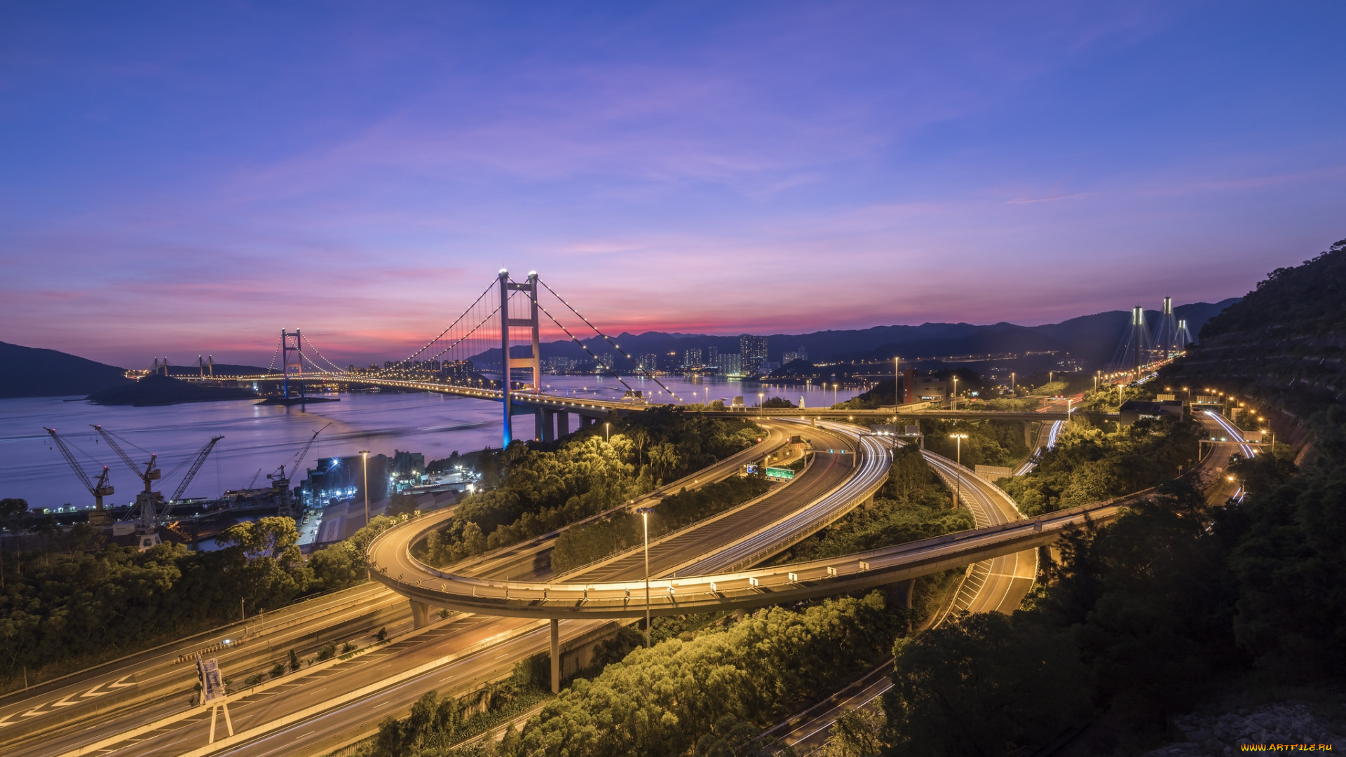 tsing, ma, bridge&, 65292, hongkong, города, гонконг, , китай, простор