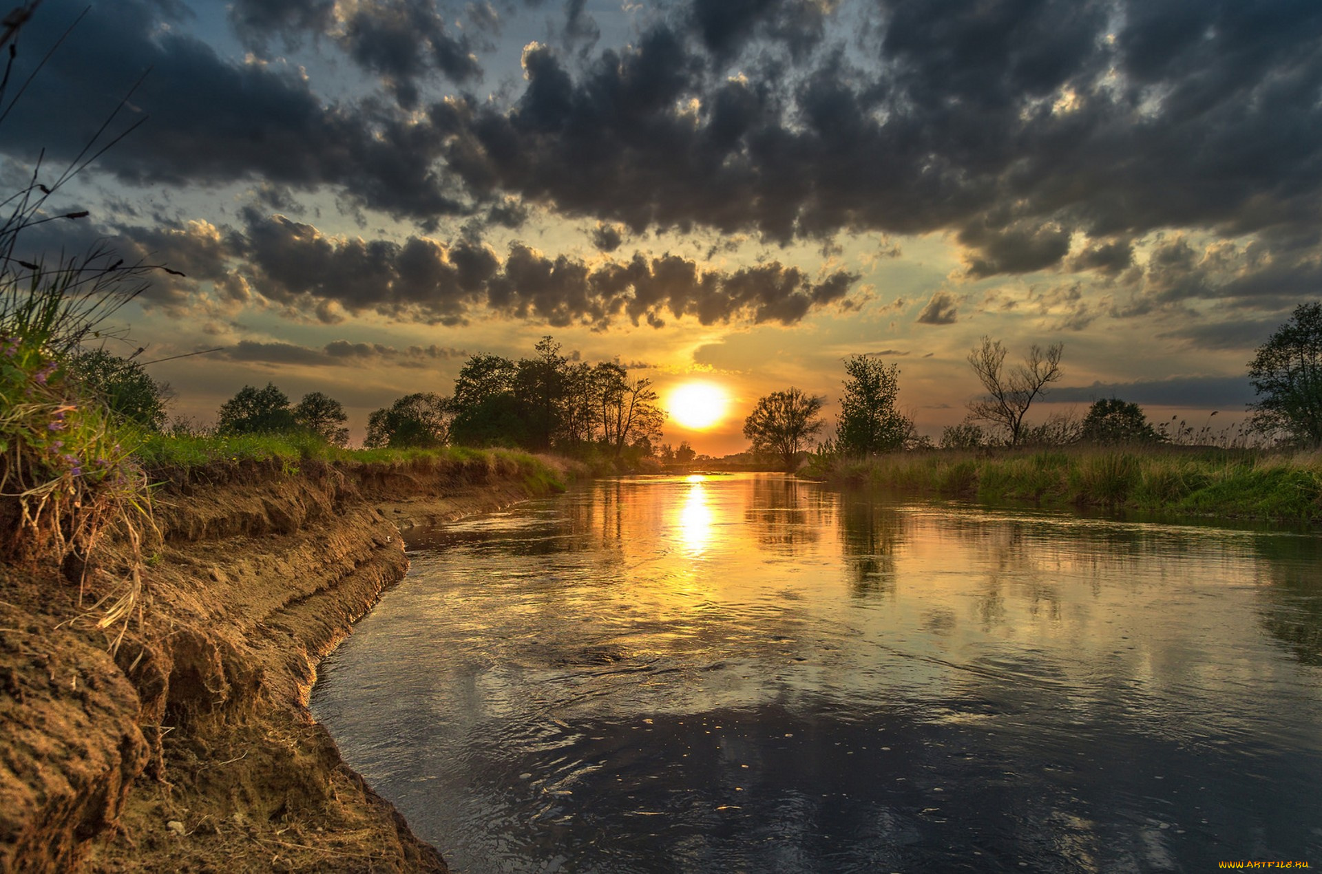 природа, реки, озера, простор