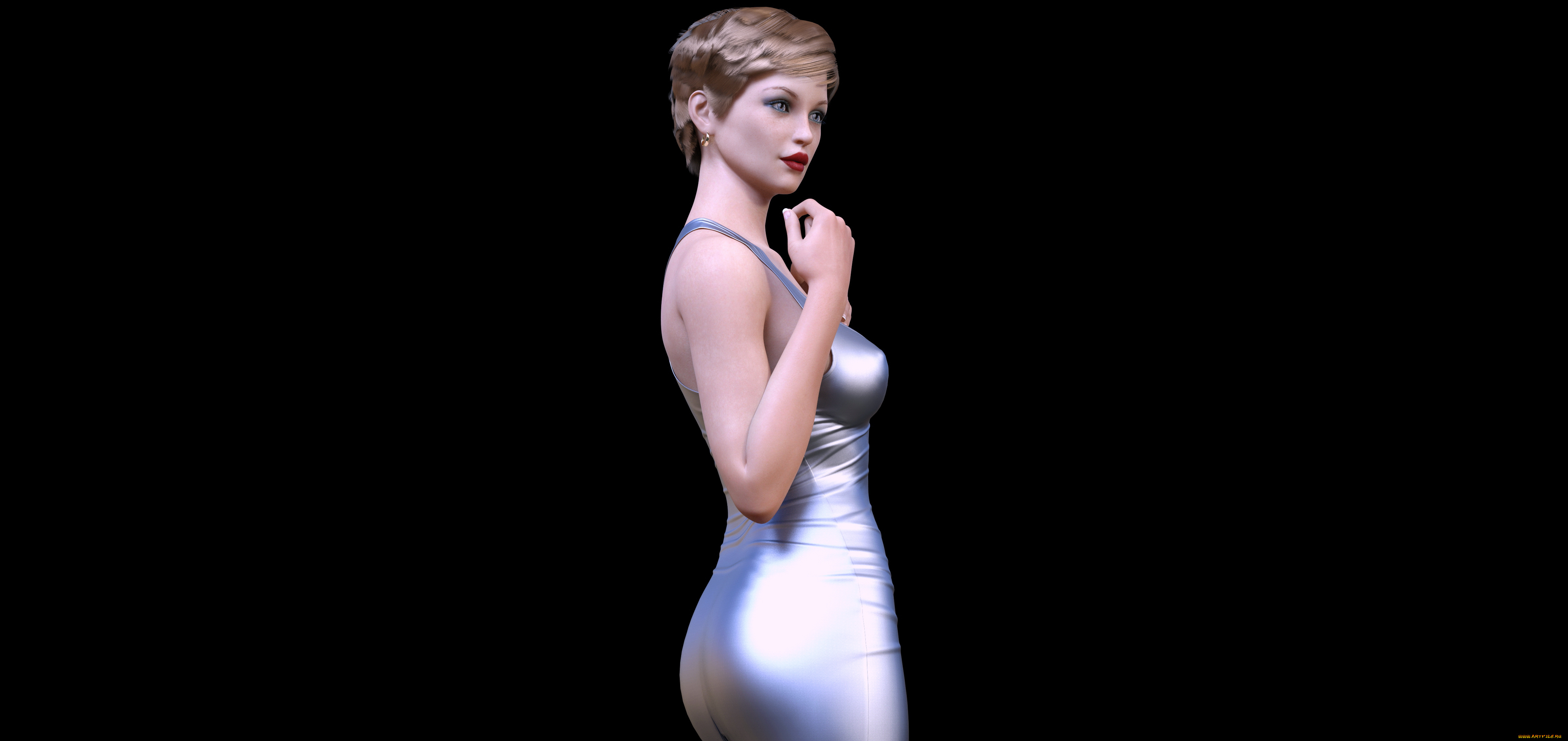 3д, графика, люди, , people, фон, взгляд, девушка