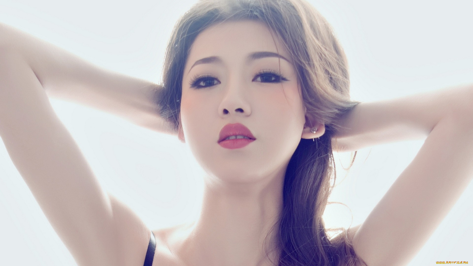 девушки, -unsort, , азиатки, лицо, азиатка