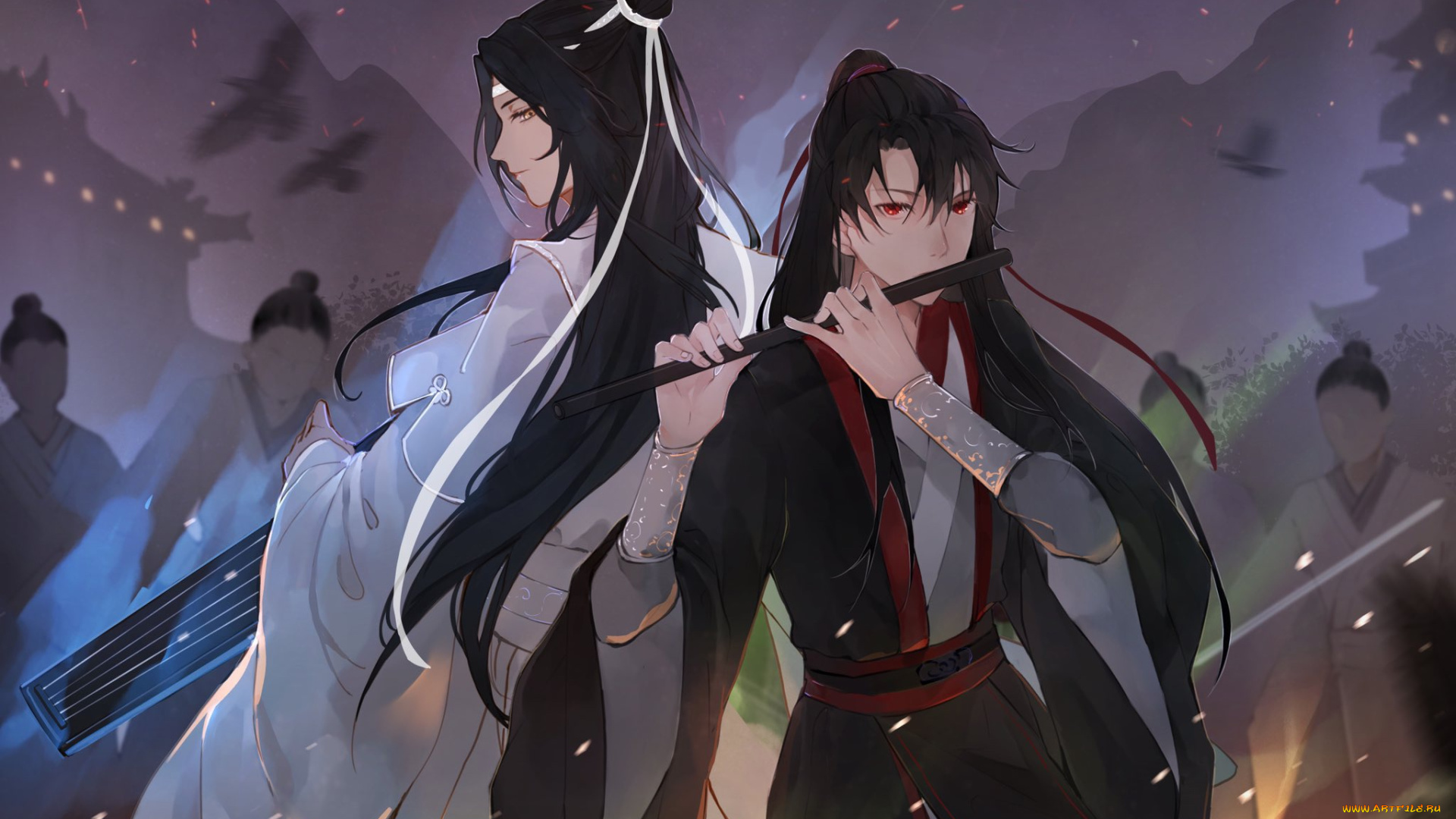 аниме, mo, dao, zu, shi, лань, ванцзы, вэй, усянь