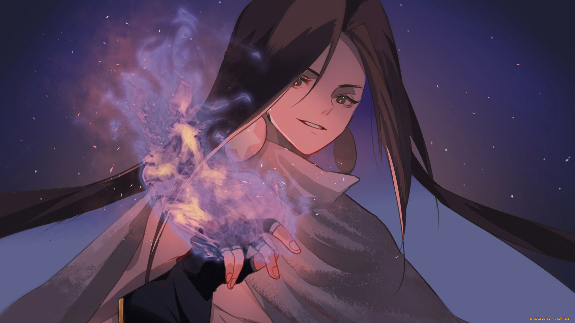 аниме, shaman, king, король, шаман