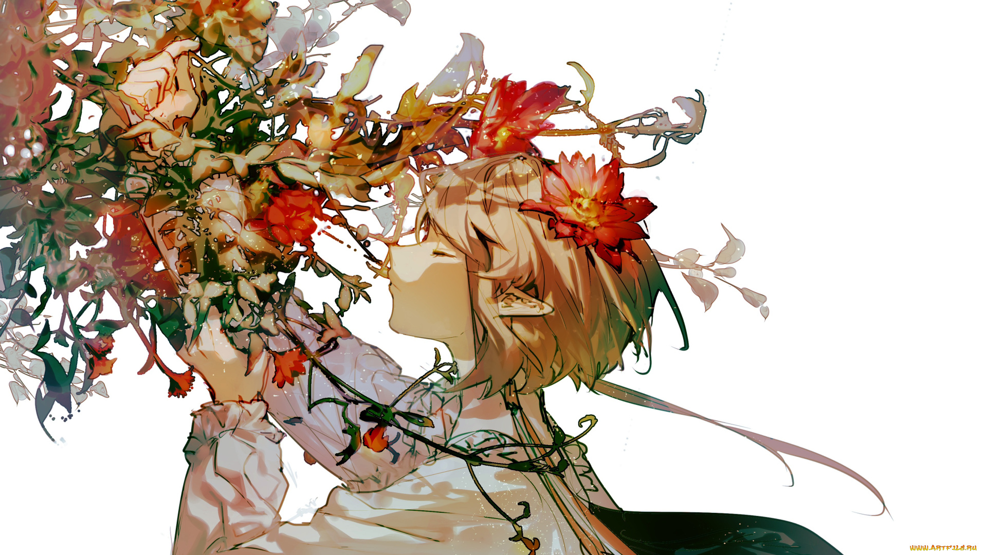 аниме, животные, , существа, эльф