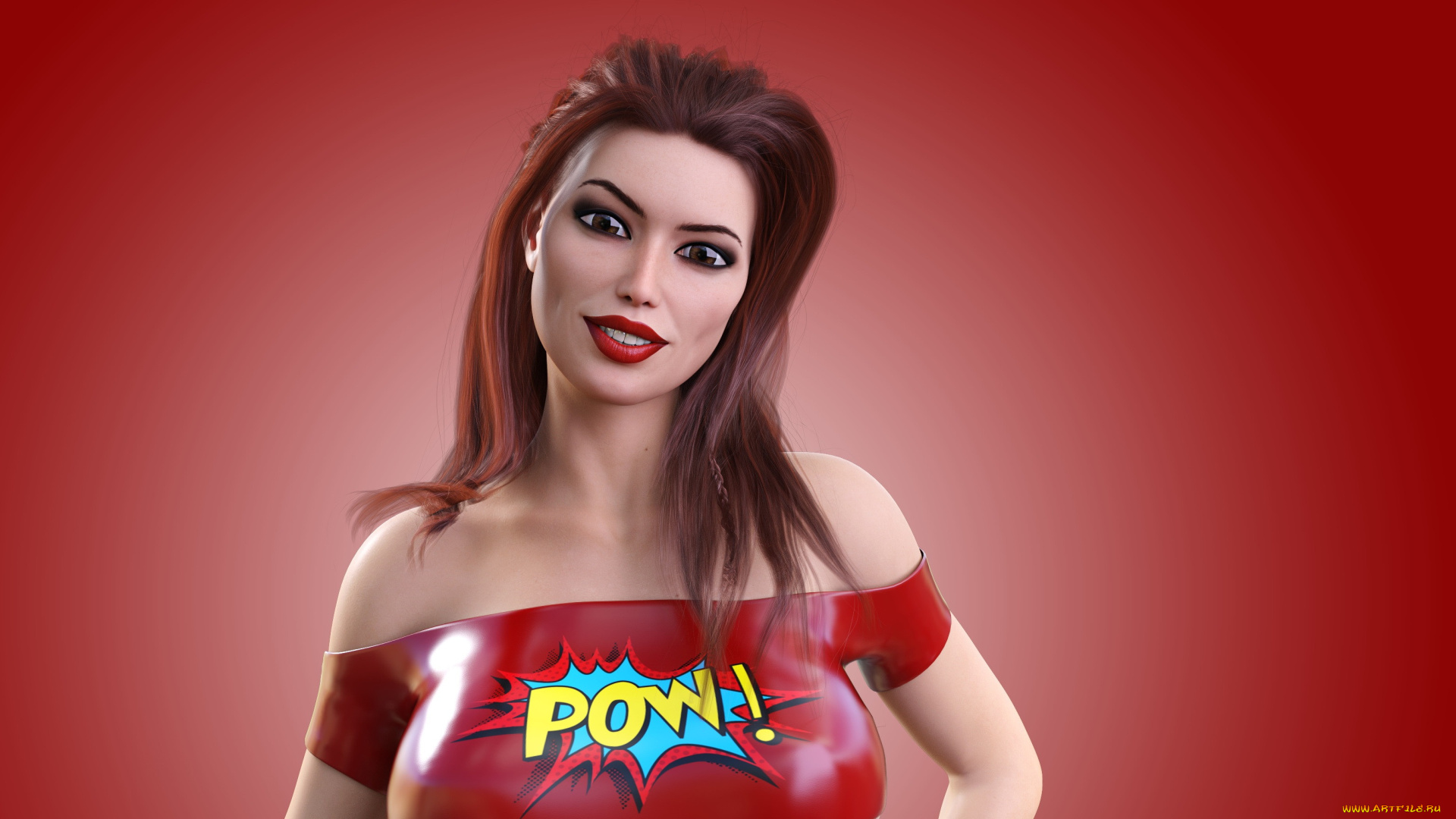 3д, графика, люди, , people, девушка, топ