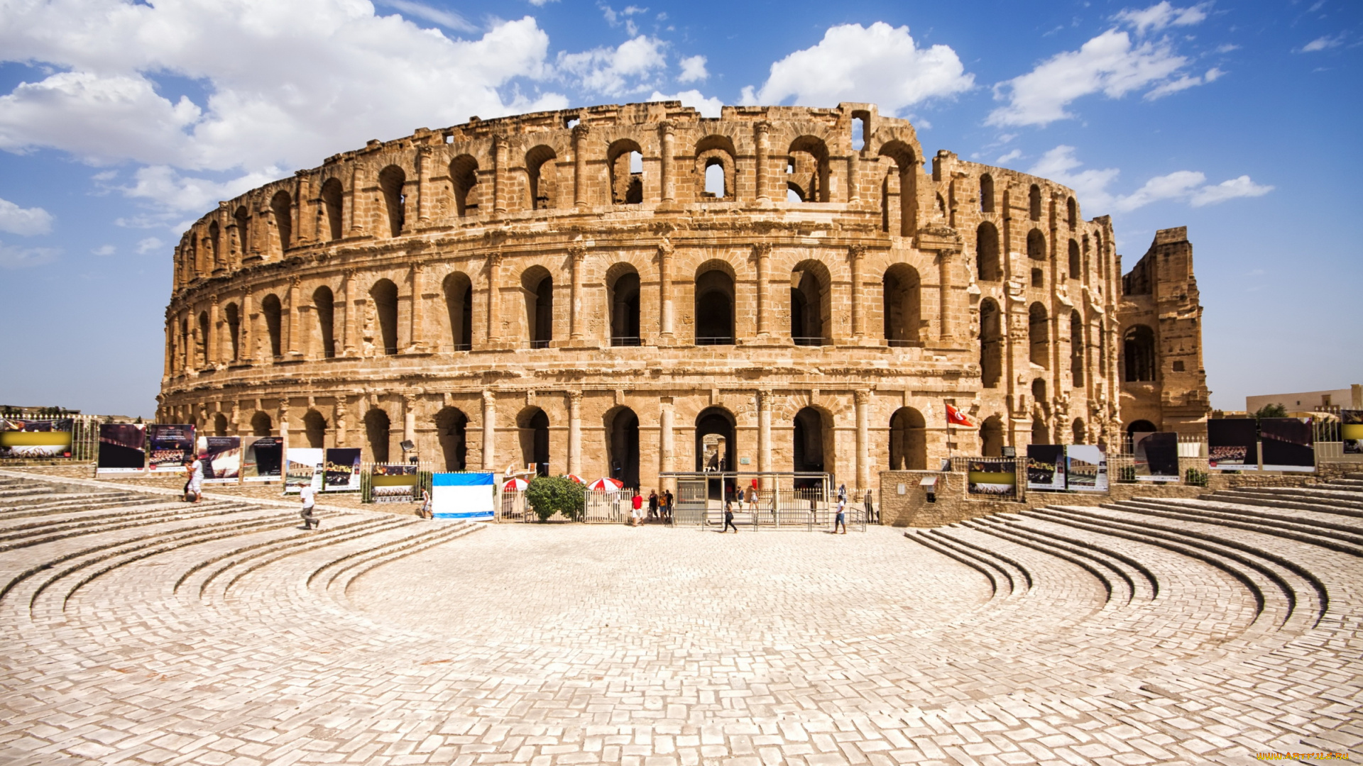amphitheatre, el, jem, tunisia, города, -, улицы, , площади, , набережные, amphitheatre, el, jem