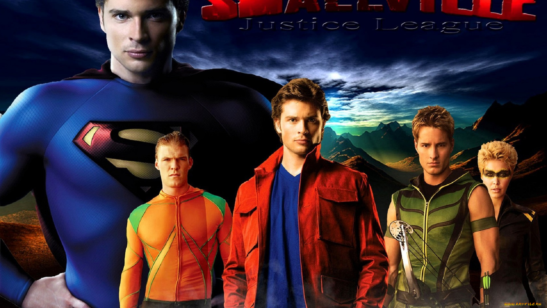 кино, фильмы, smallville, персонажи, герои, костюмы, горы