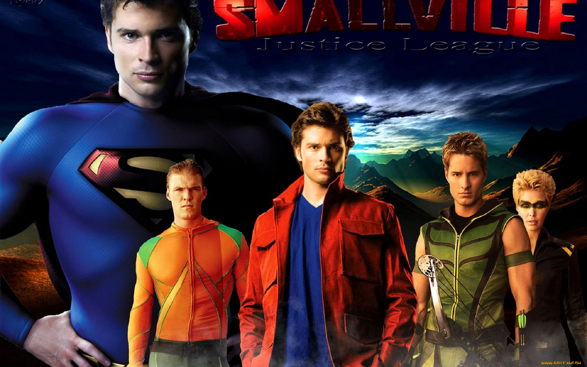 кино, фильмы, smallville, персонажи, герои, костюмы, горы