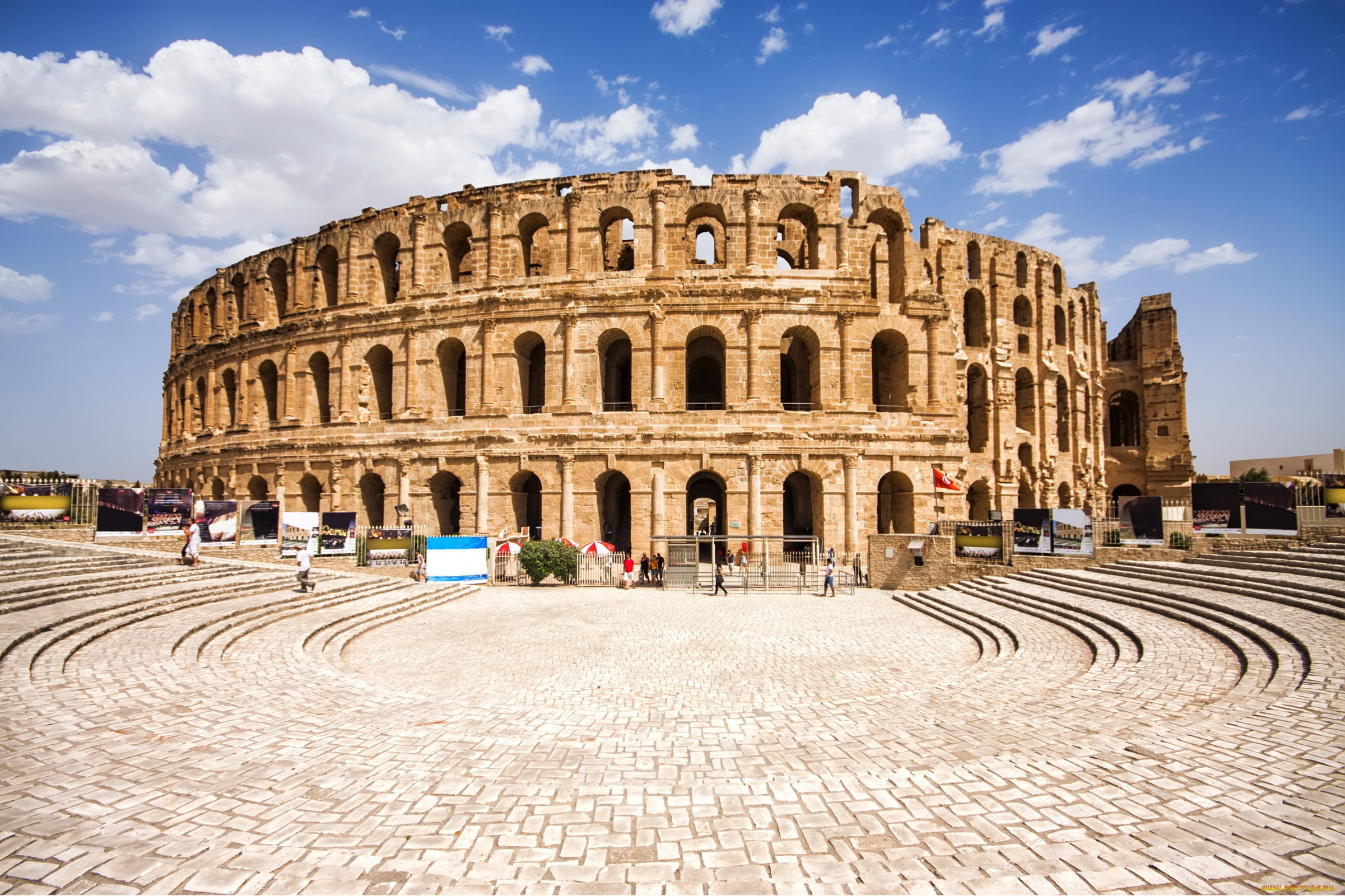 amphitheatre, el, jem, tunisia, города, -, улицы, , площади, , набережные, amphitheatre, el, jem