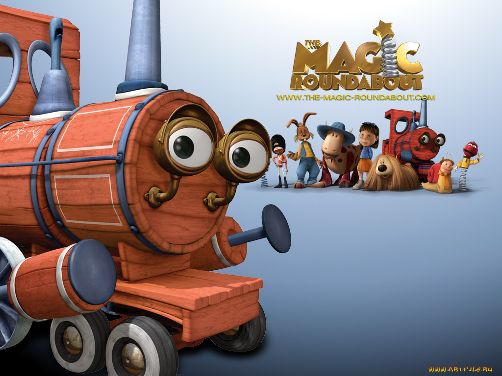 the, magic, roundabout, мультфильмы